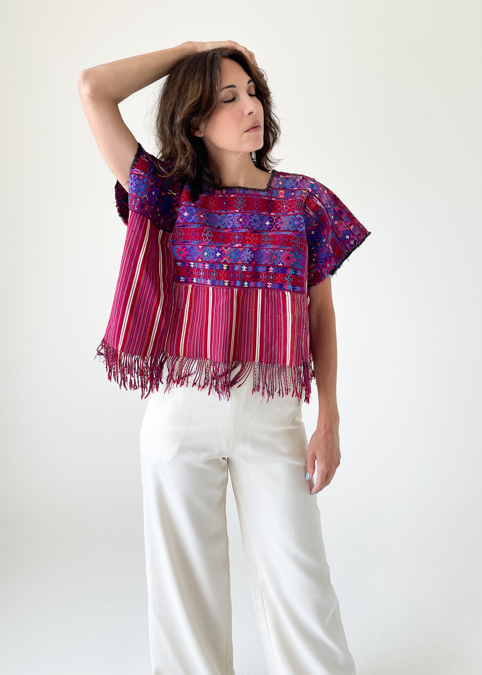 Vintage Guatemalan Woven Huipil