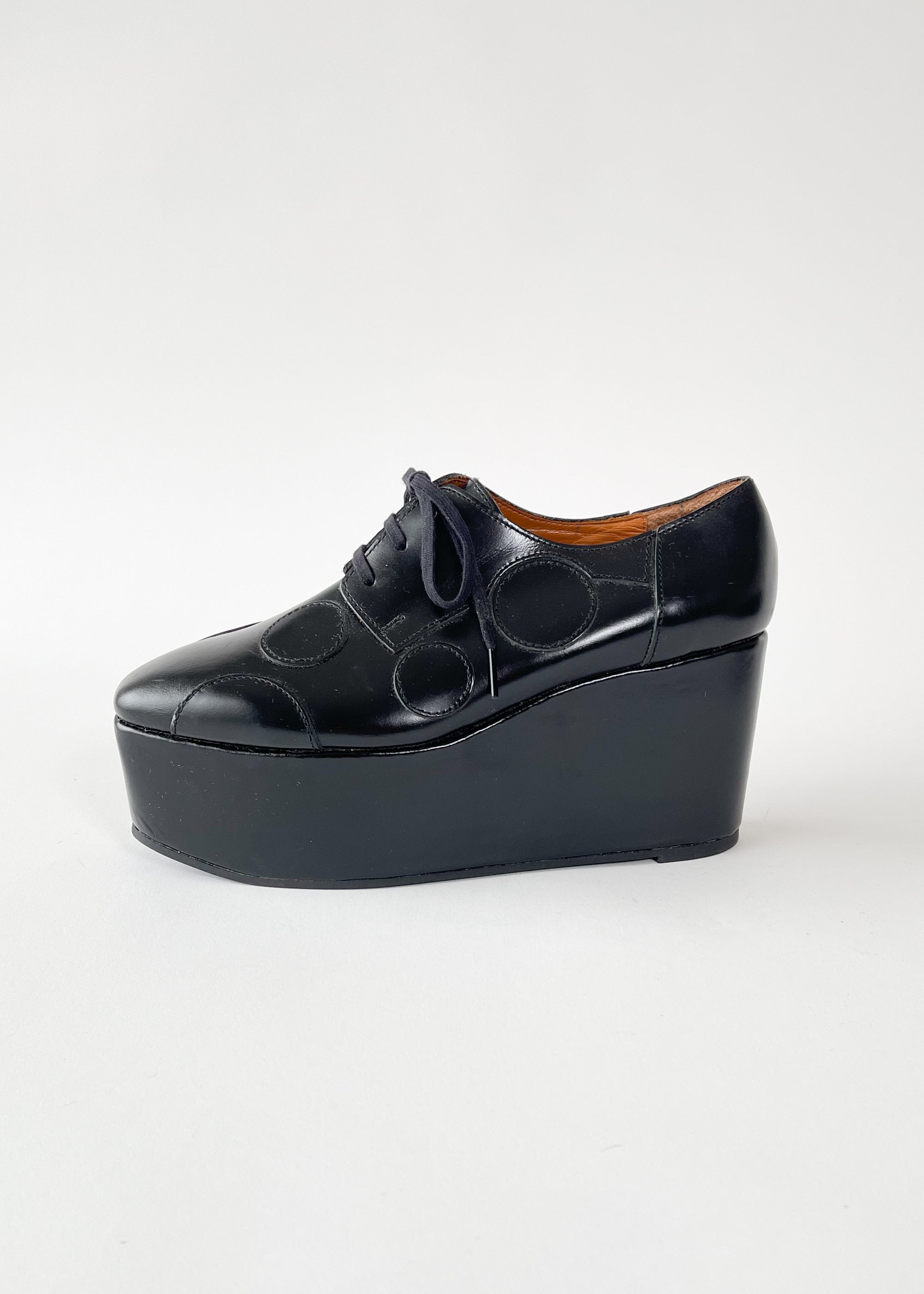 Vintage Junya Watanabe Comme des Garcons Platform Circle Shoes