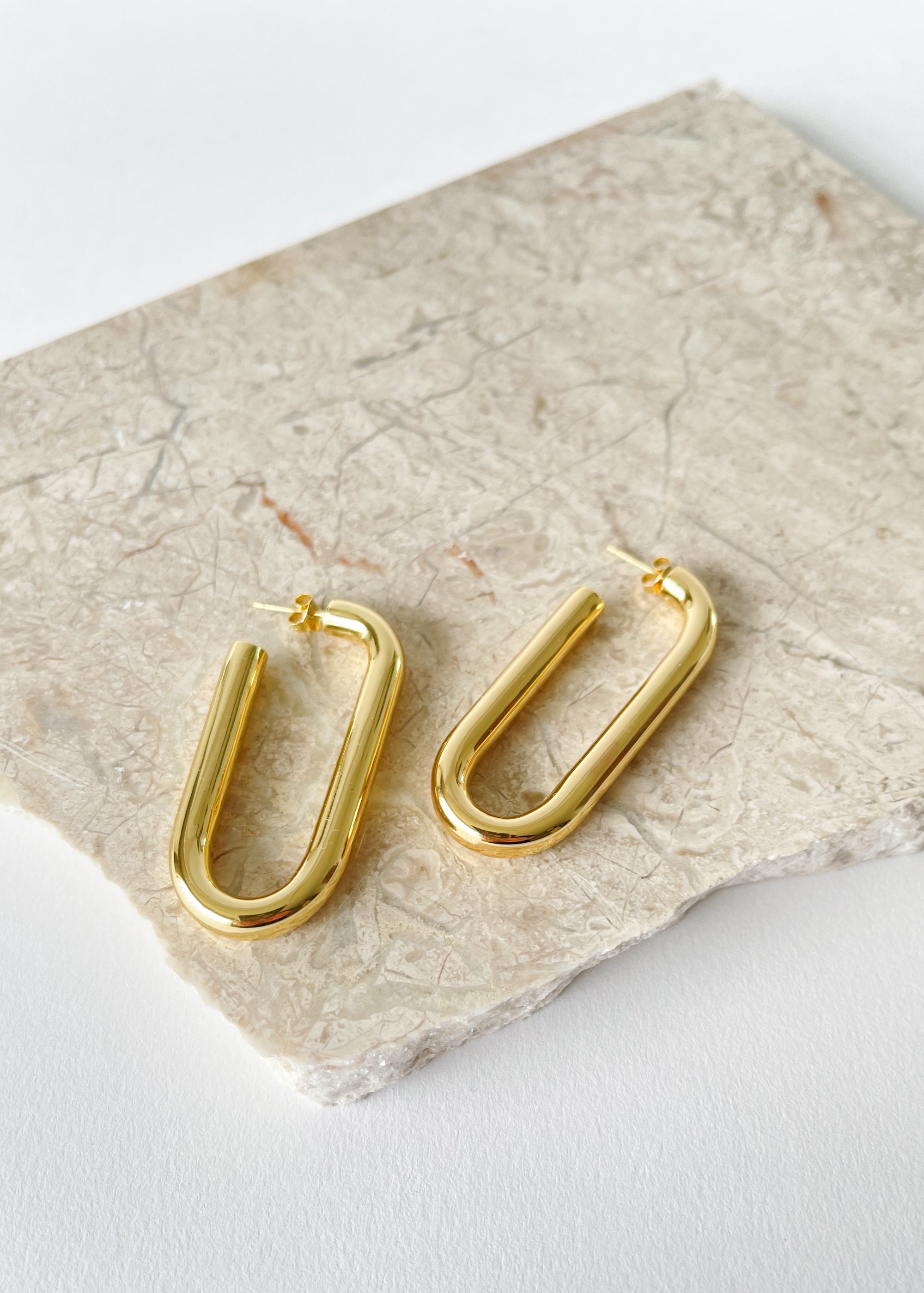 Machete Maya Hoop Earrings