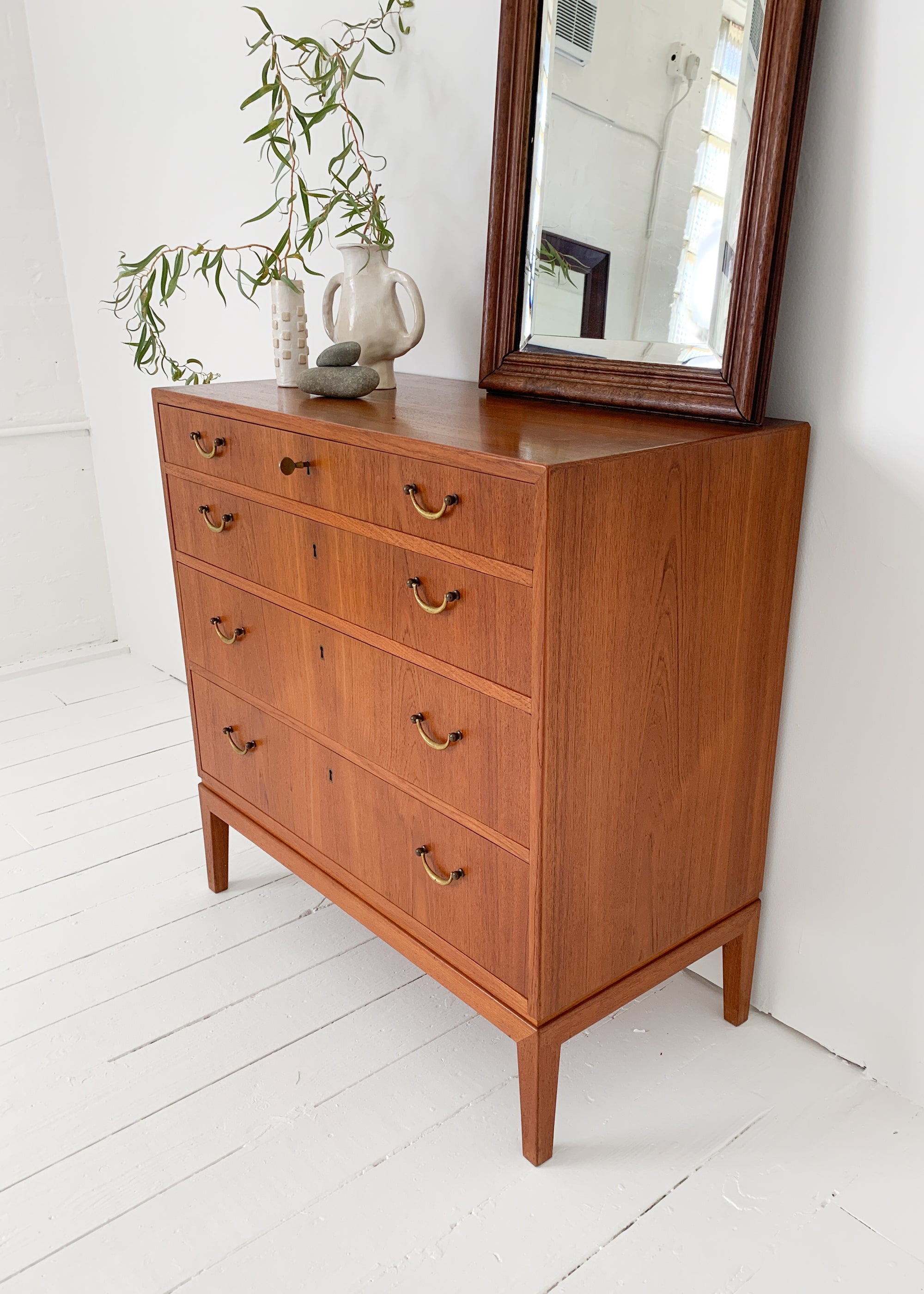 MidCentury Ole Wanscher Danish Mahogany Dresser