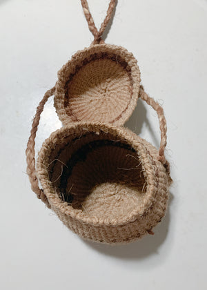 Vintage Lidded Basket Purse