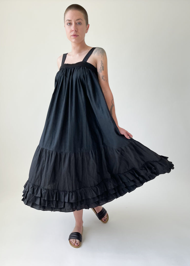 Reworked Victorian Open Back Dress