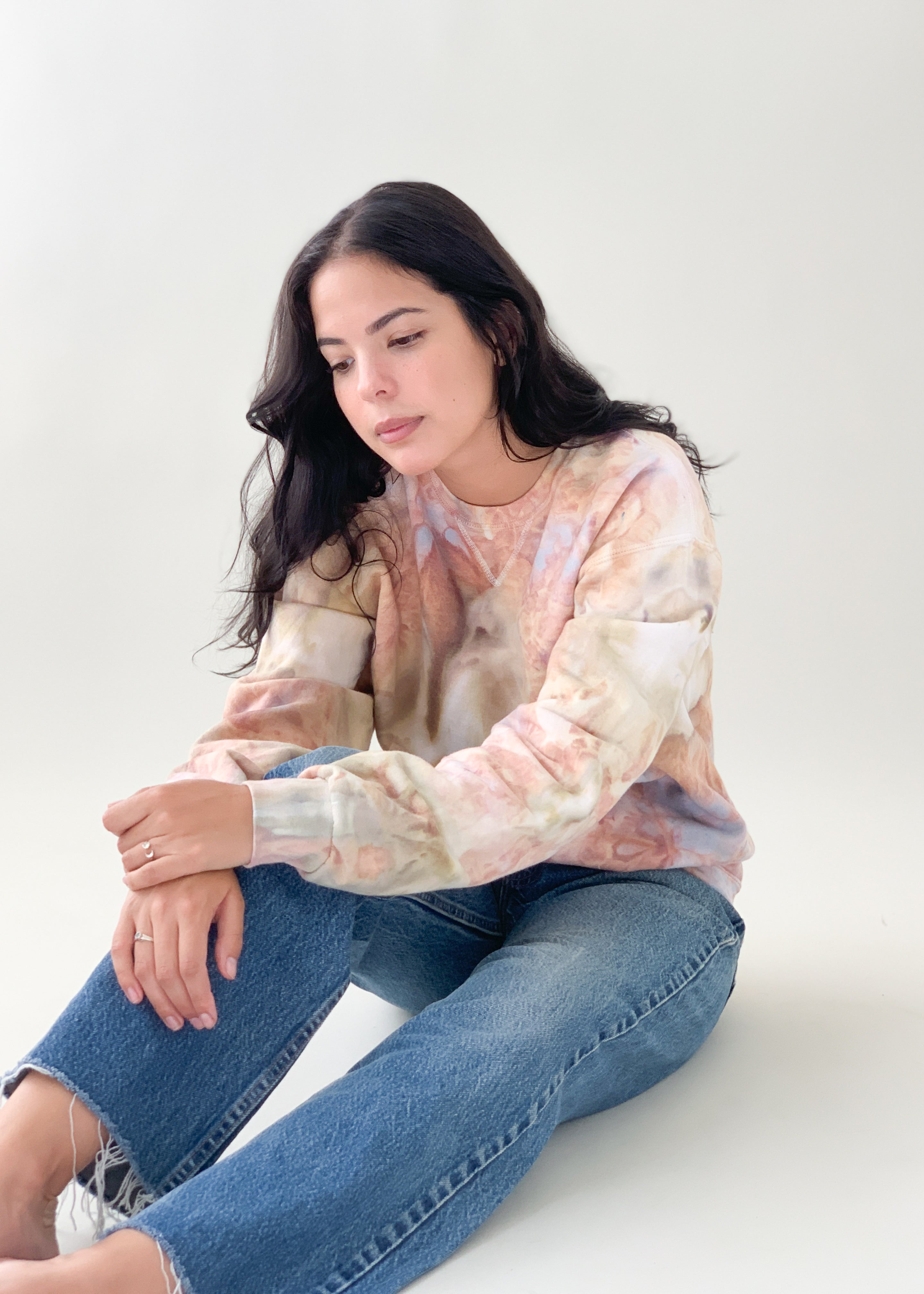 Earthen Swirl Tie Dye Sweatshirt