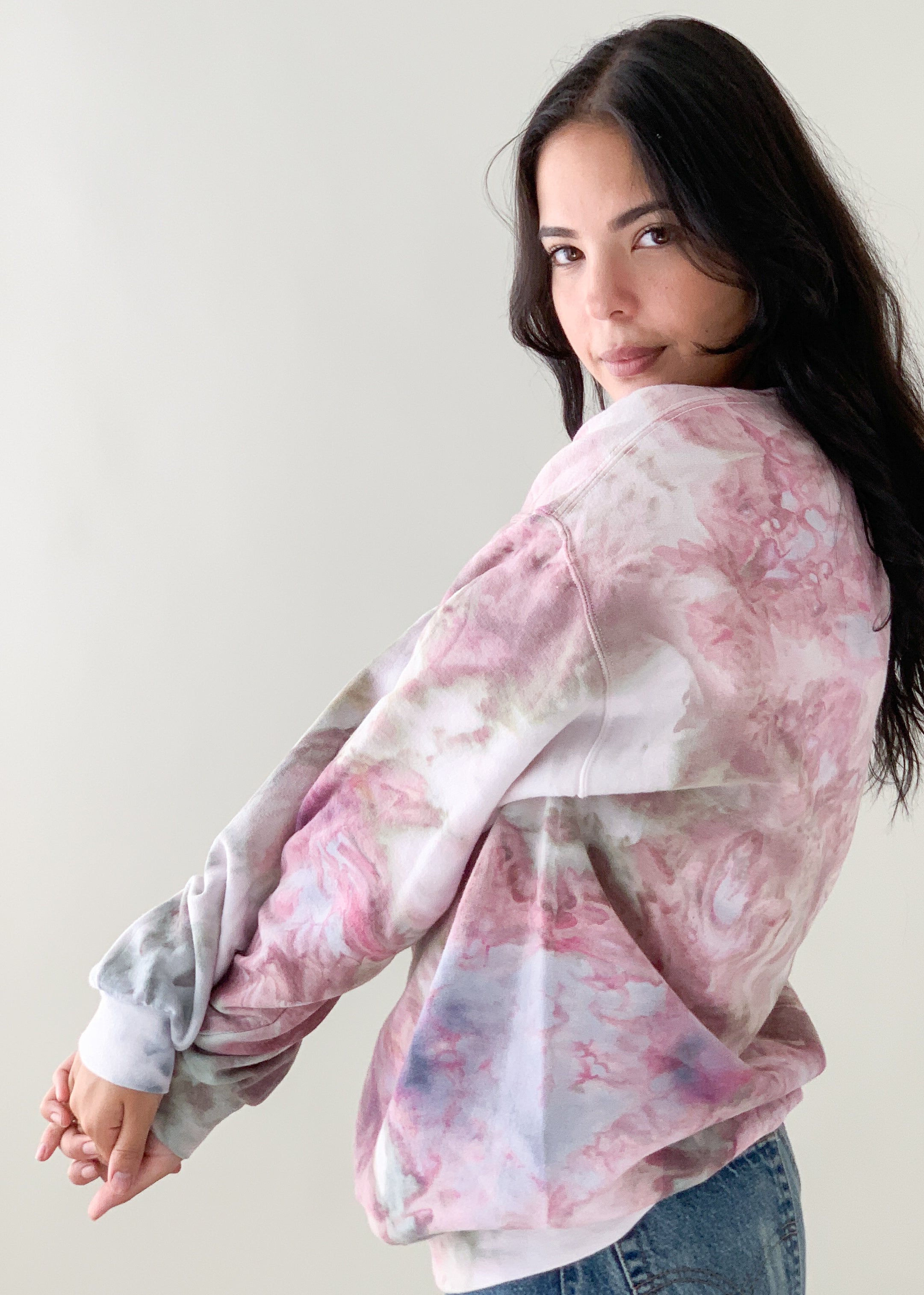 Botanical Tie Dye Sweatshirt