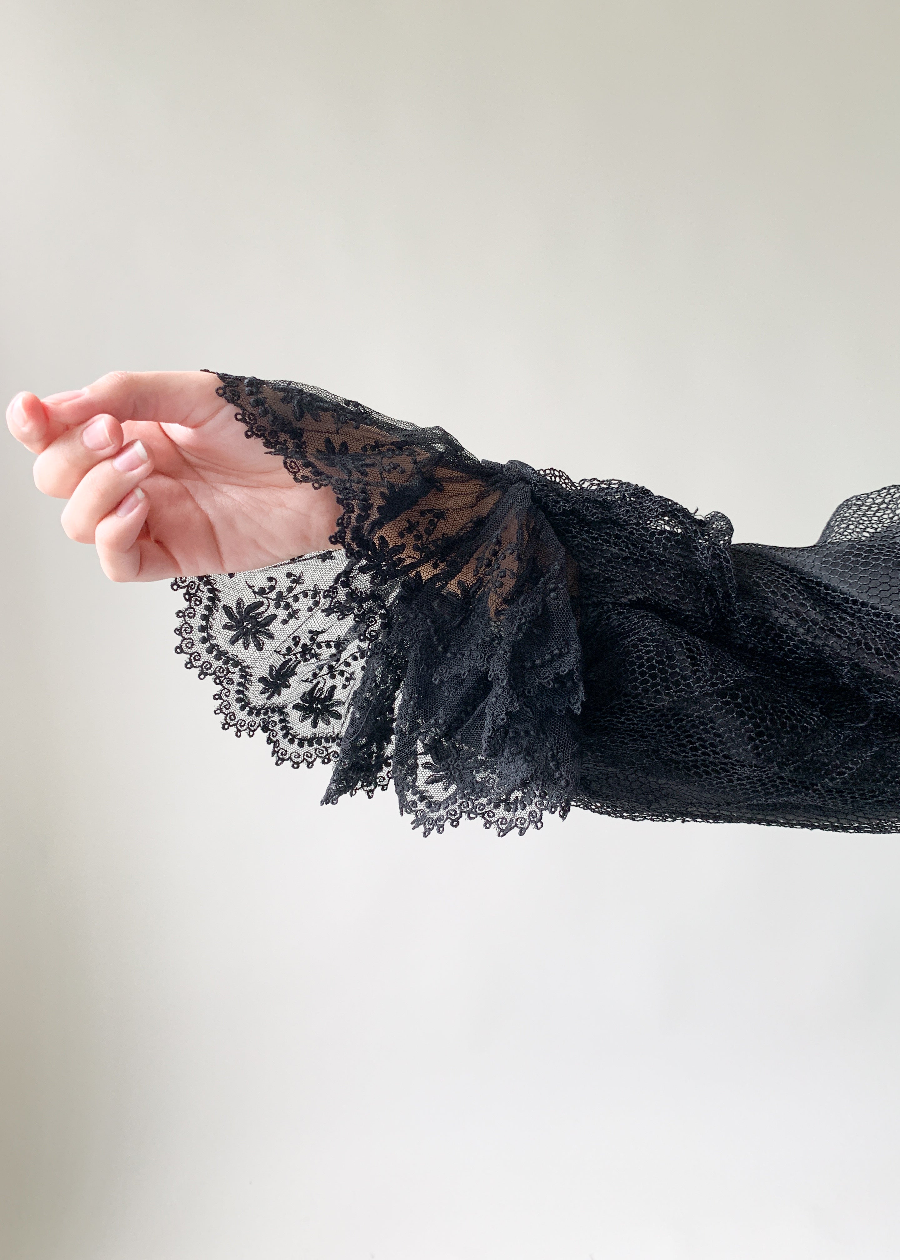 Antique Belle Epoque Lace Blouse