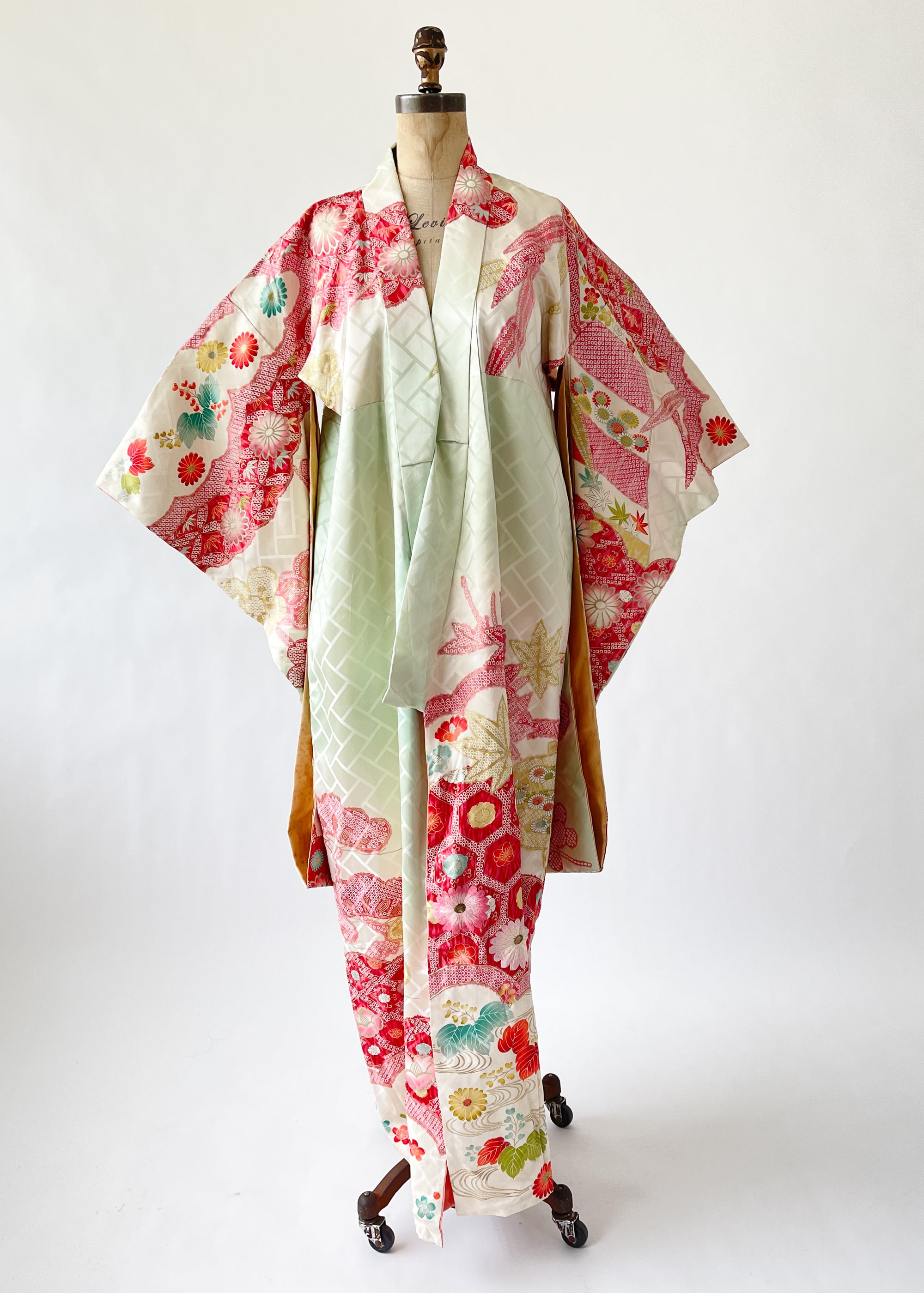 Vintage 1920s Hand-painted Kimono