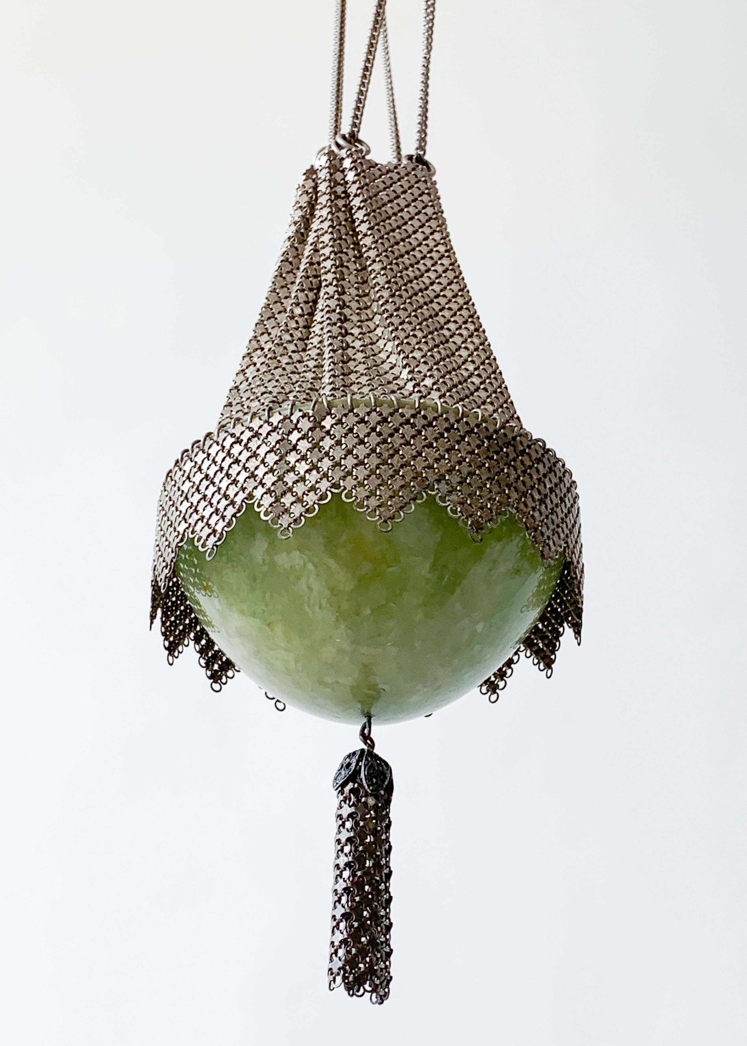 Vintage 1920s Mesh and Celluloid Purse
