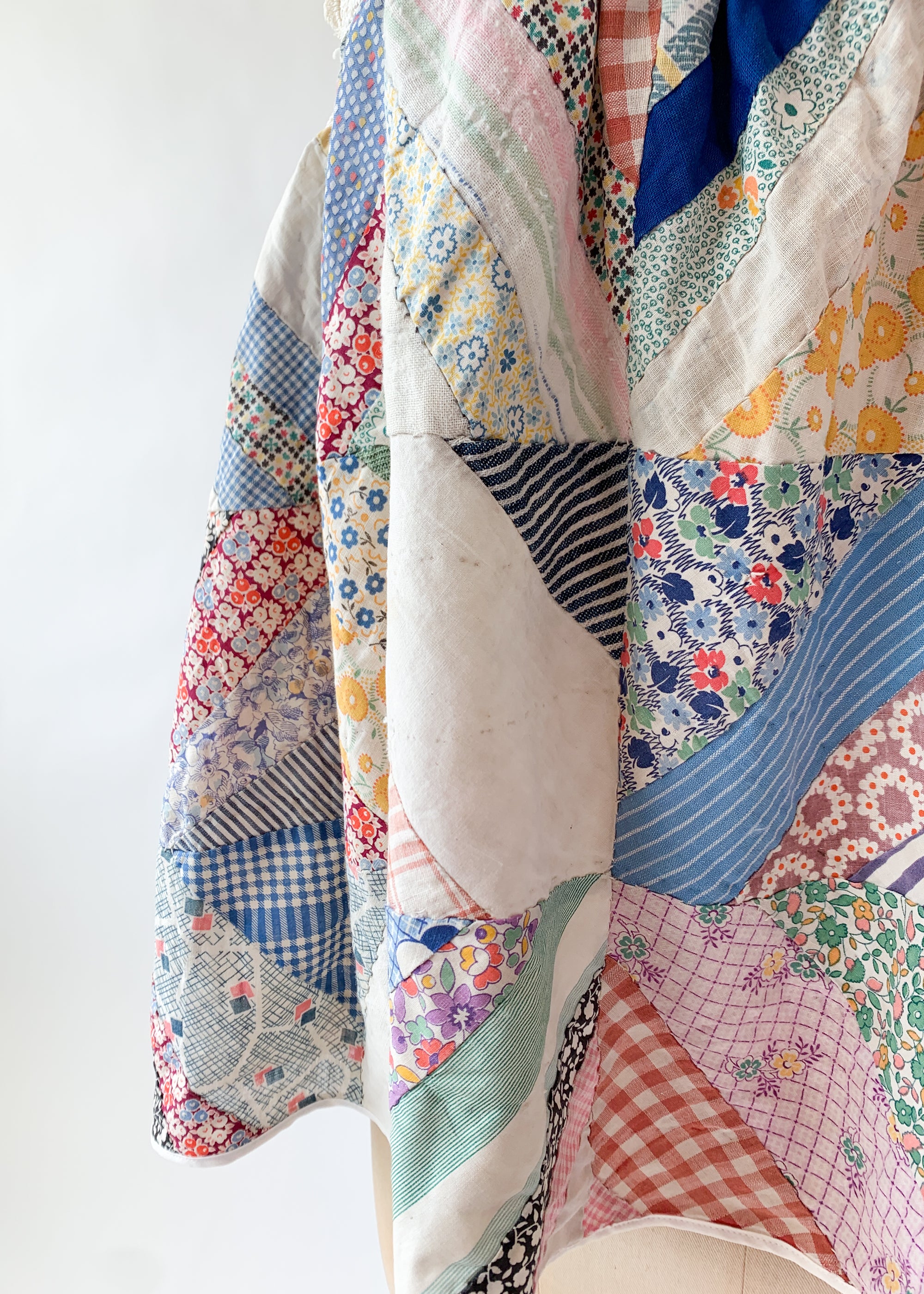 Vintage Remade 1930s Quilt Top
