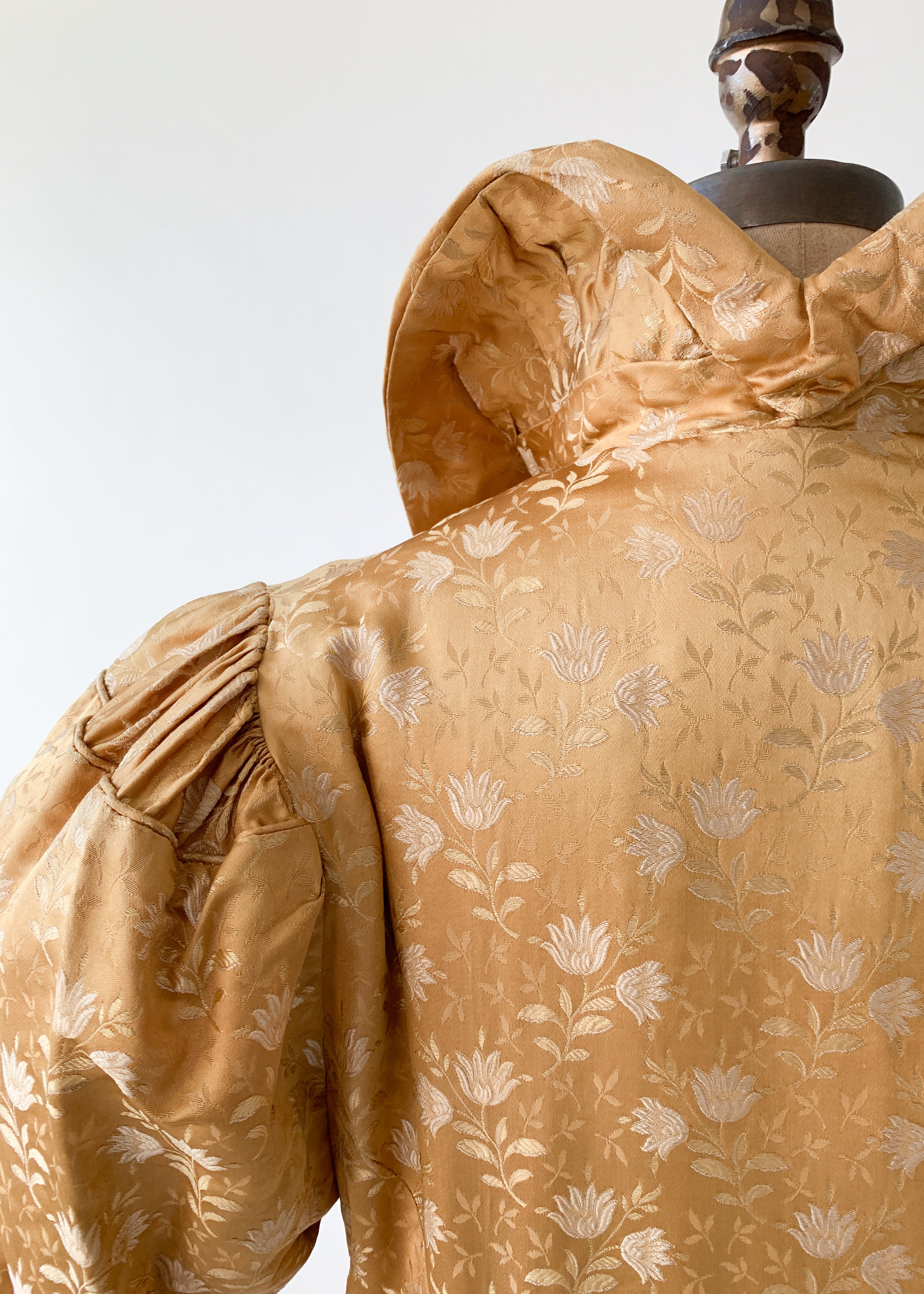 Vintage 1930s Gold Brocade Coat