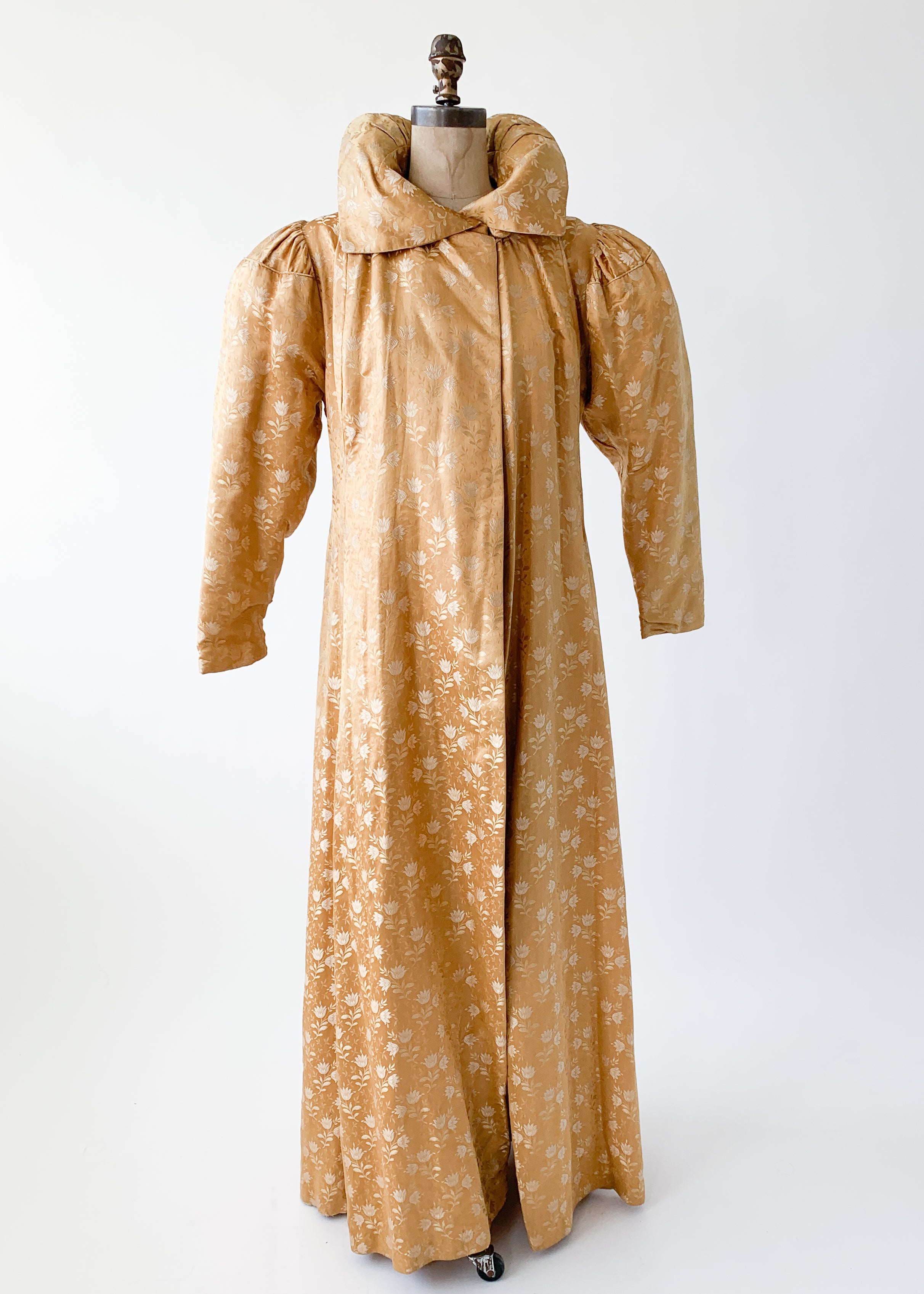 Vintage 1930s Gold Brocade Coat