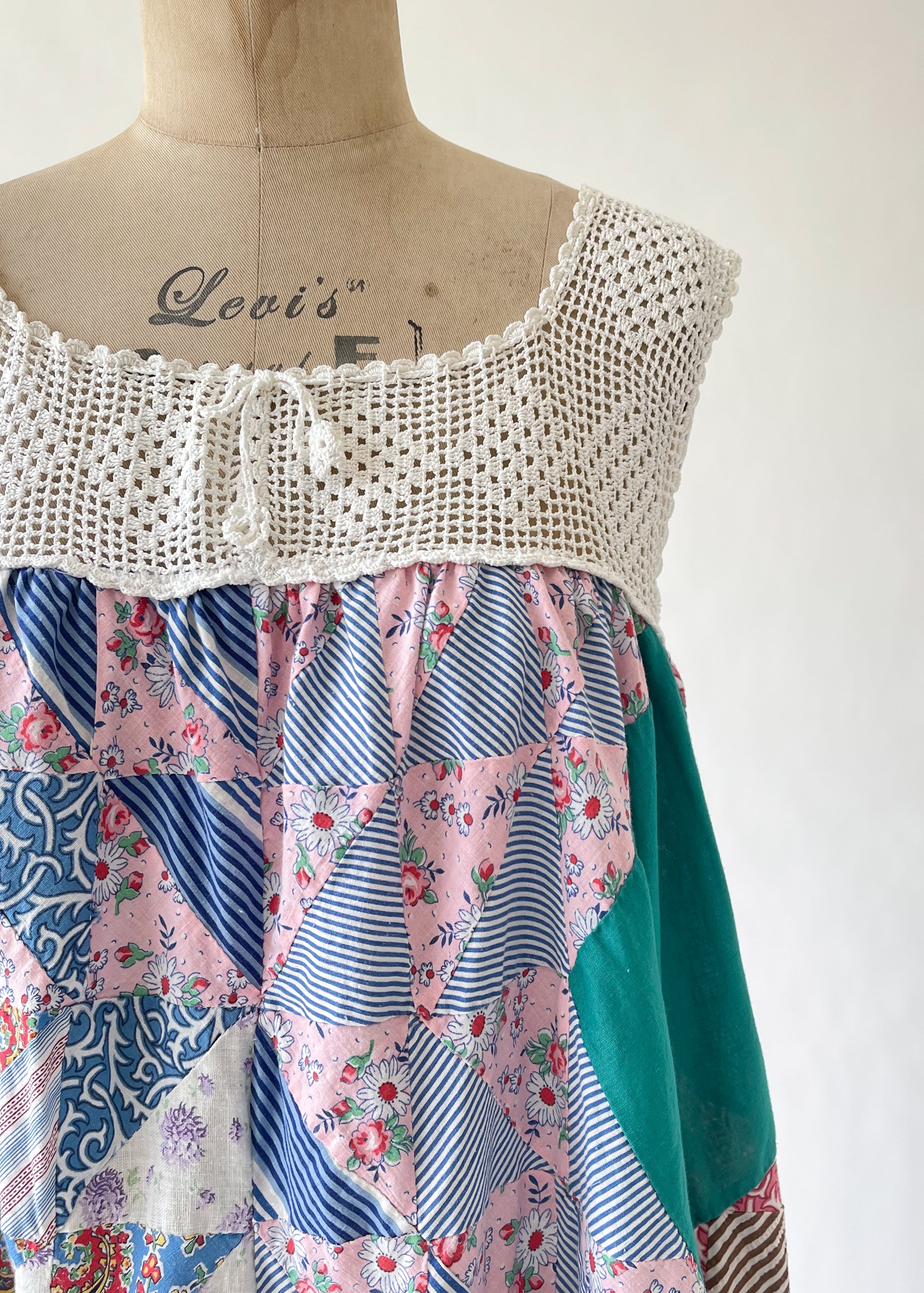 Reworked 1930s Summer Quilt Dress