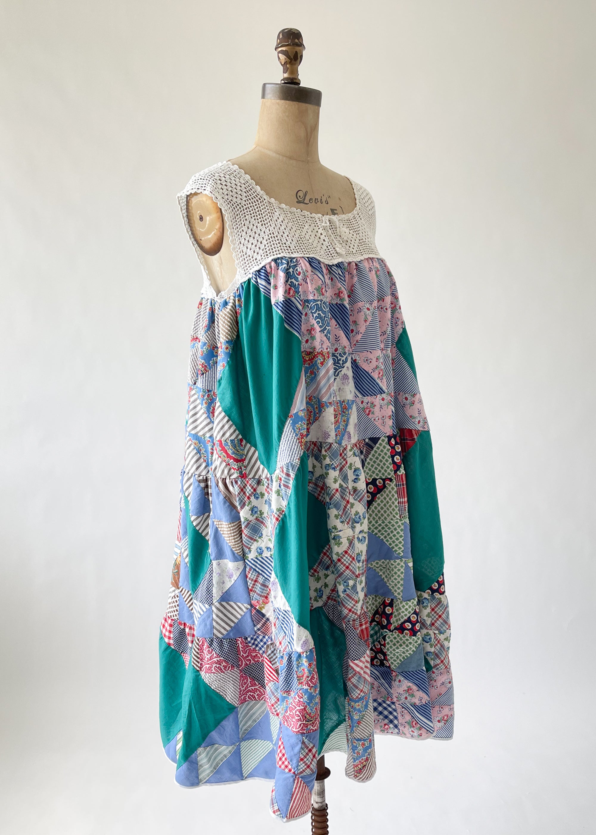 Reworked 1930s Summer Quilt Dress