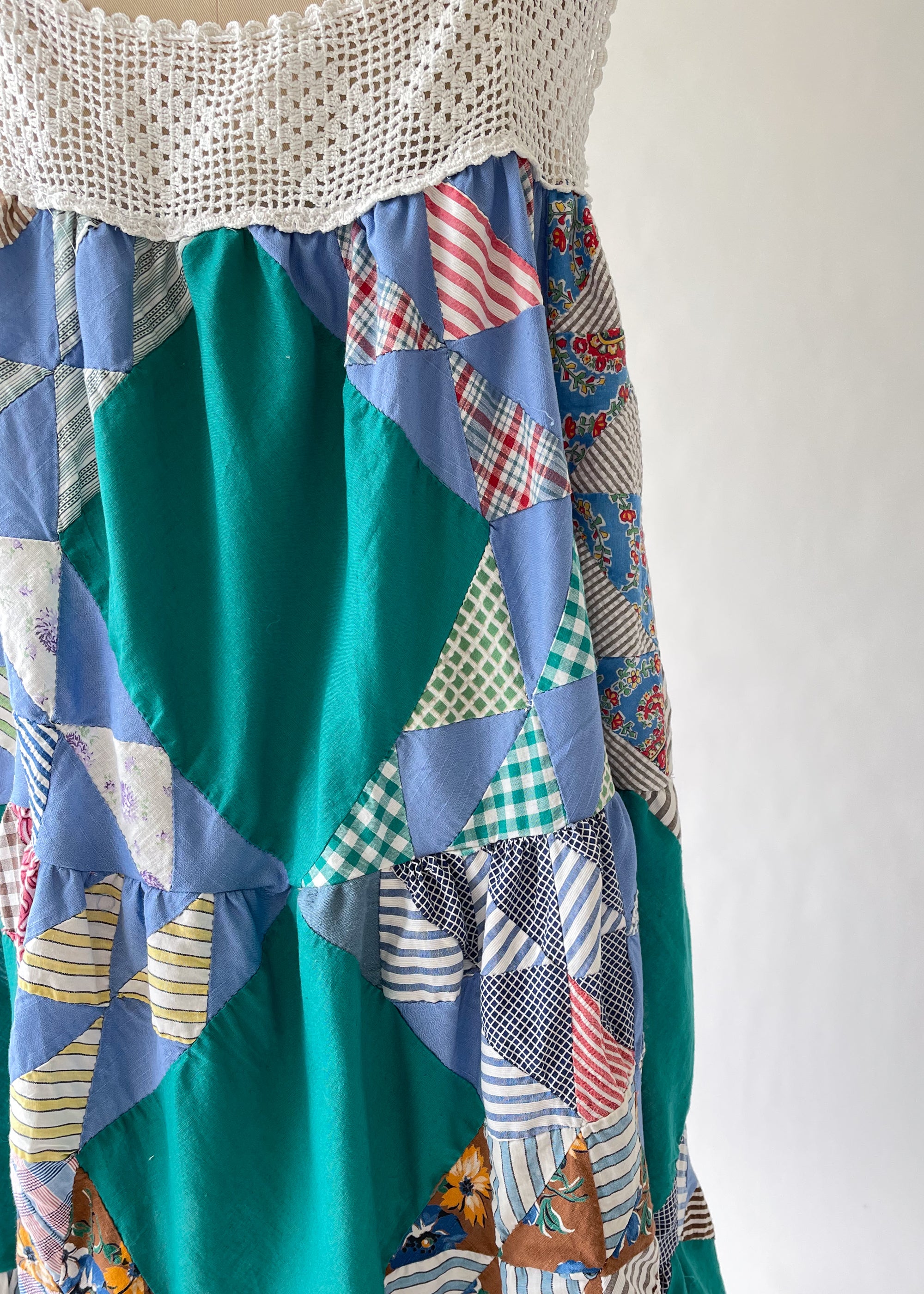 Reworked 1930s Summer Quilt Dress