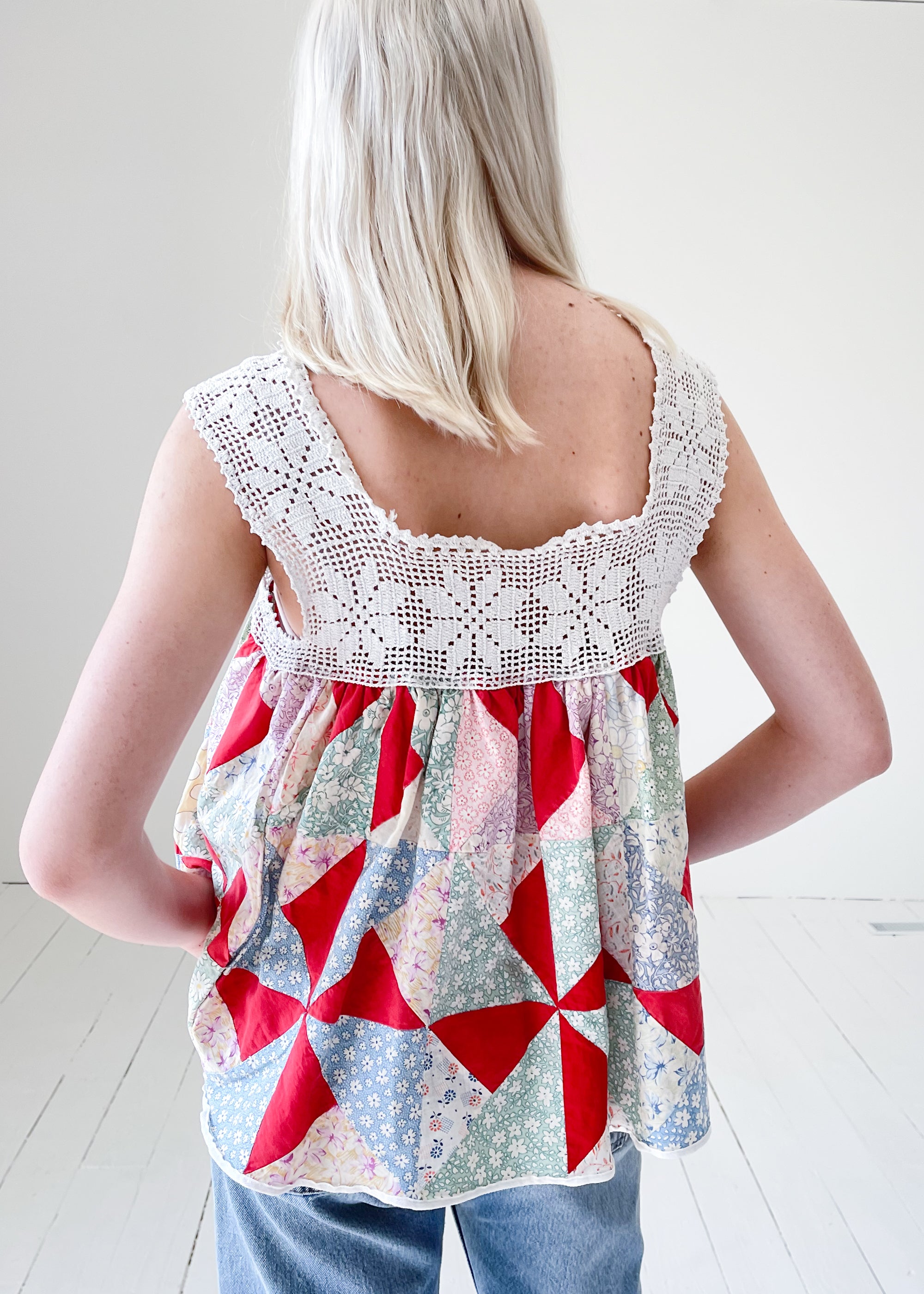 Vintage Remade 1930s Quilt Top