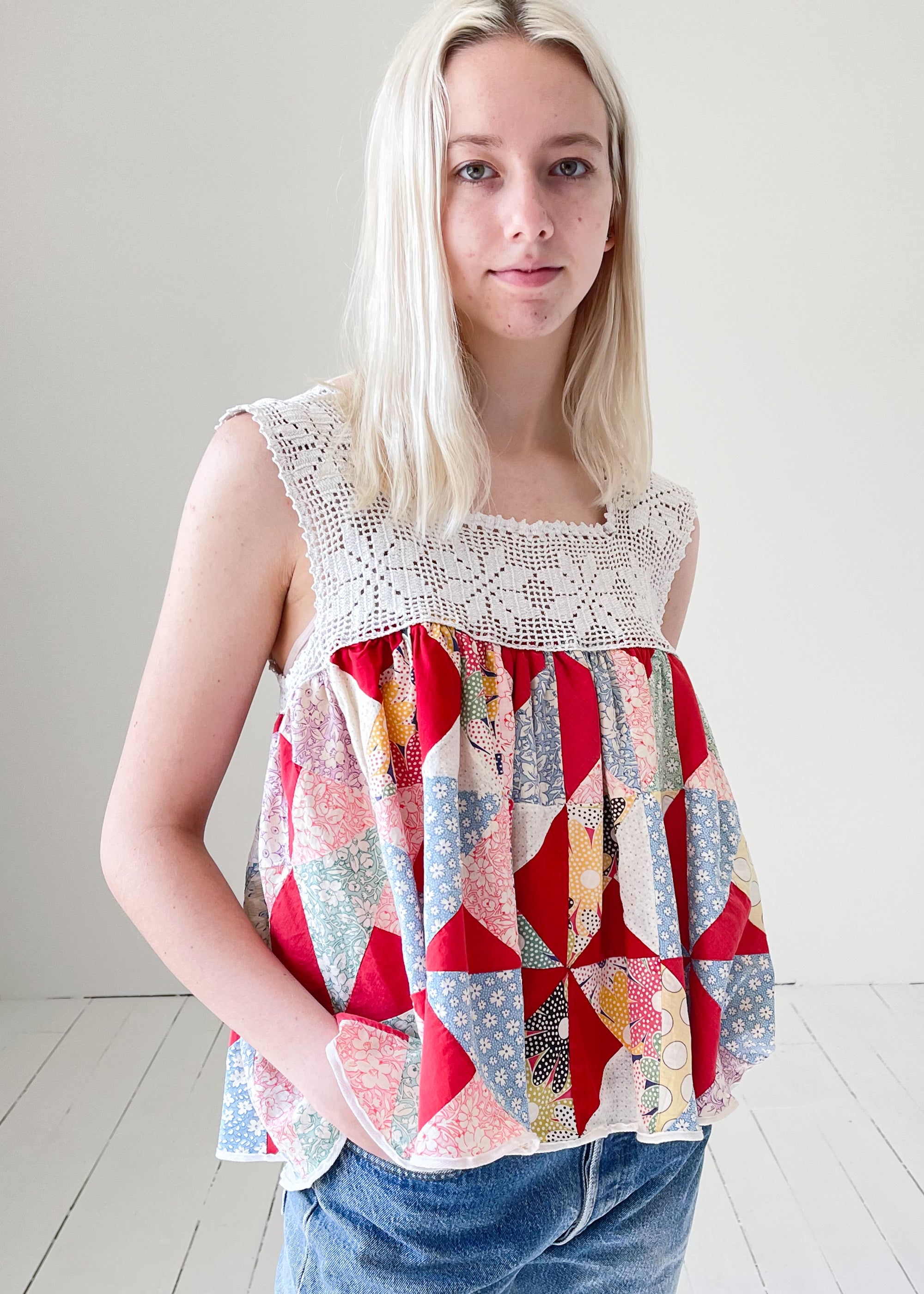 Vintage Remade 1930s Quilt Top