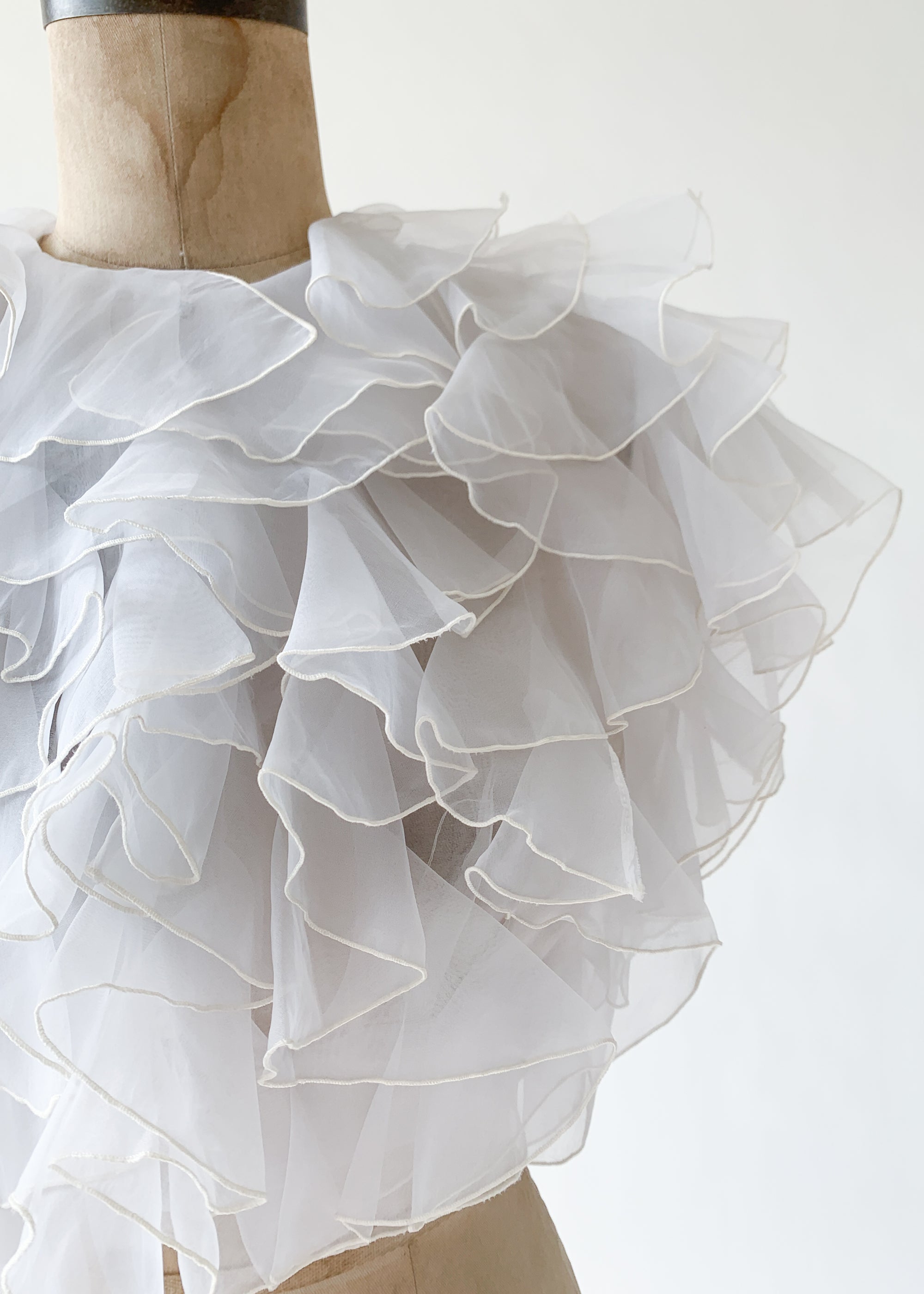 Vintage 1950s Ruffle Shirt