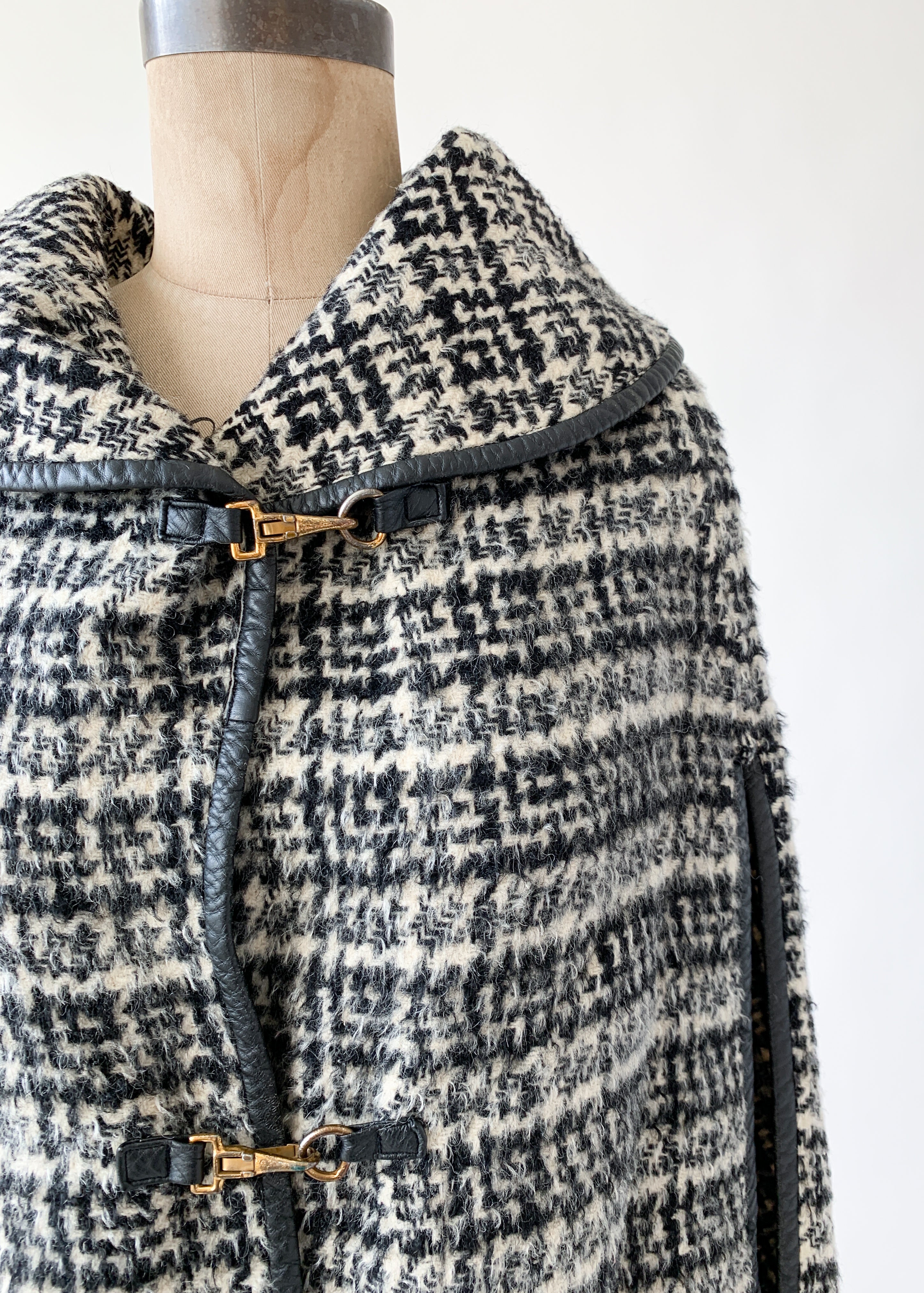 Vintage 1960s Bonnie Cashin Mohair Cape