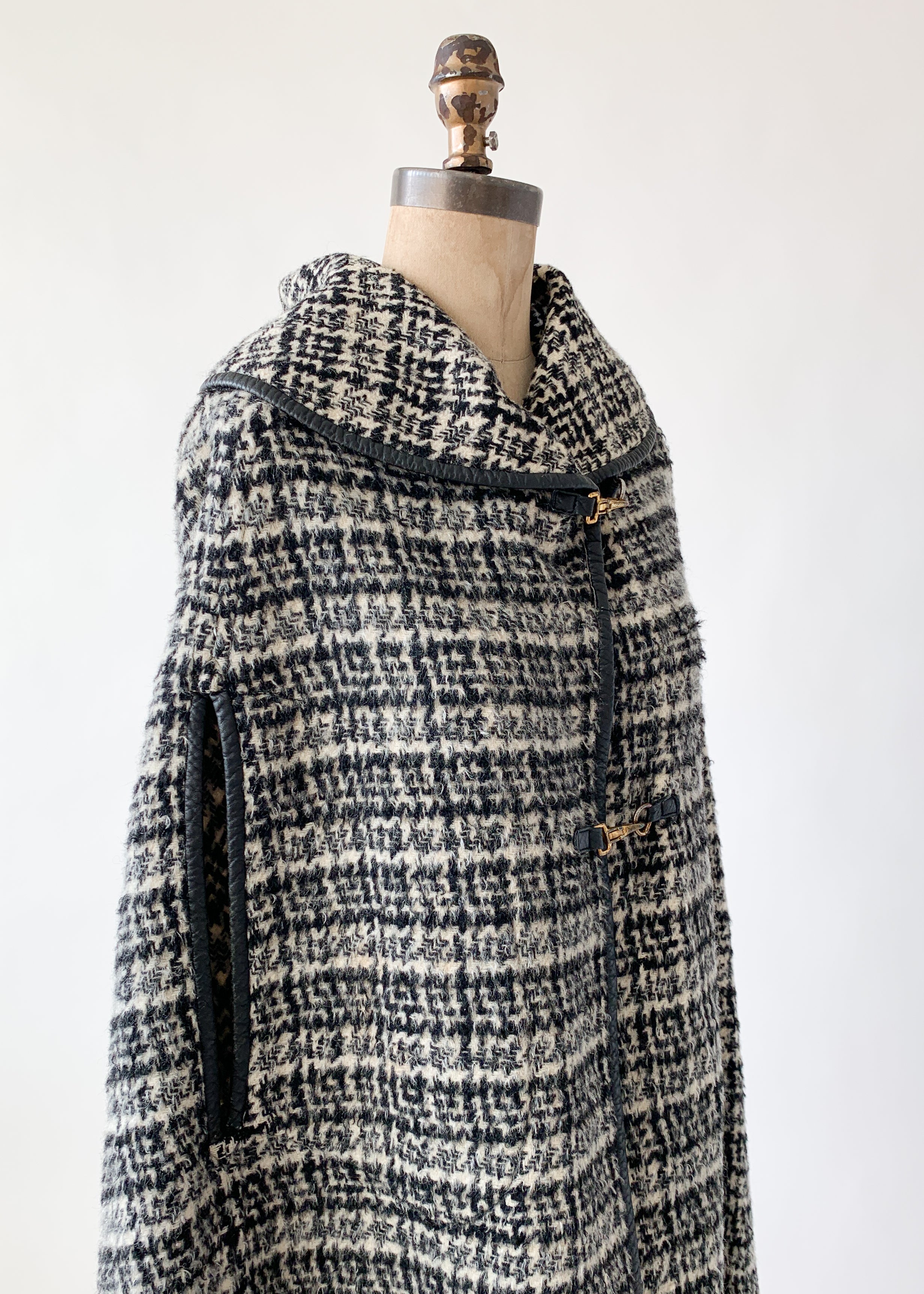 Vintage 1960s Bonnie Cashin Mohair Cape
