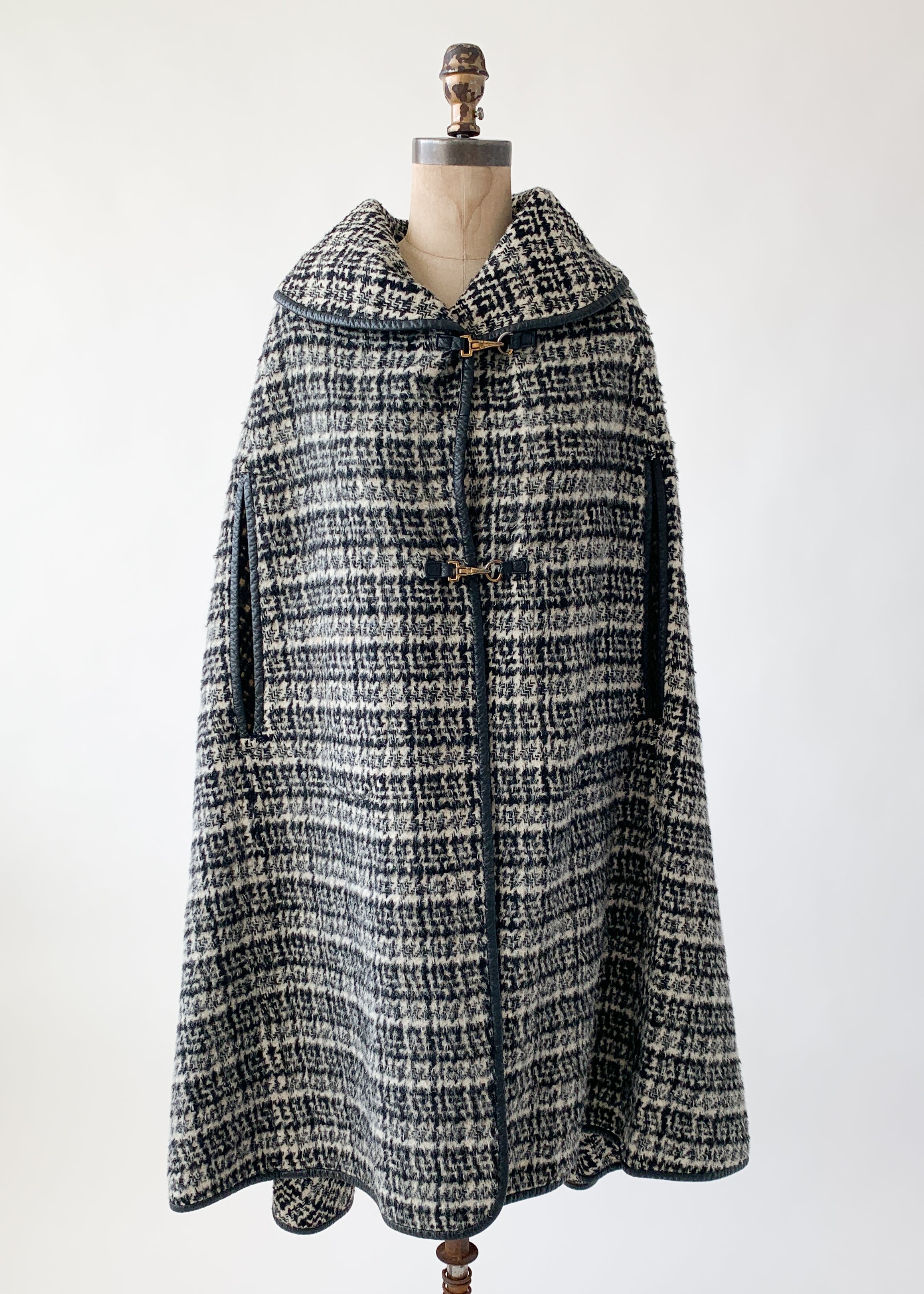 Vintage 1960s Bonnie Cashin Mohair Cape