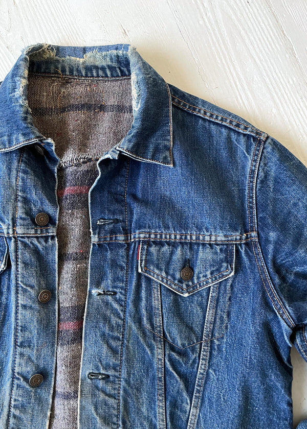 Blanket lined levi jacket outlet