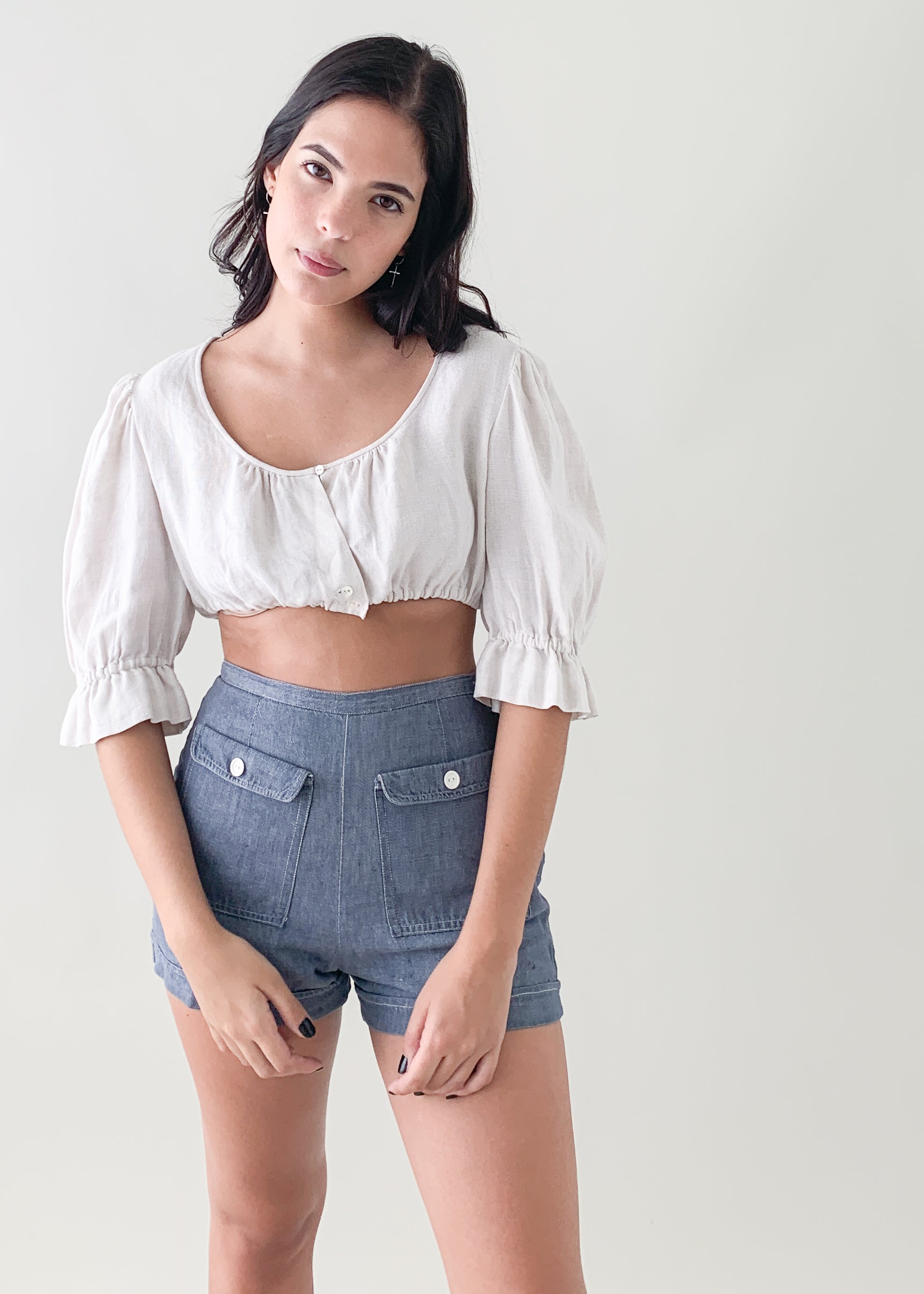 Vintage Cropped Top