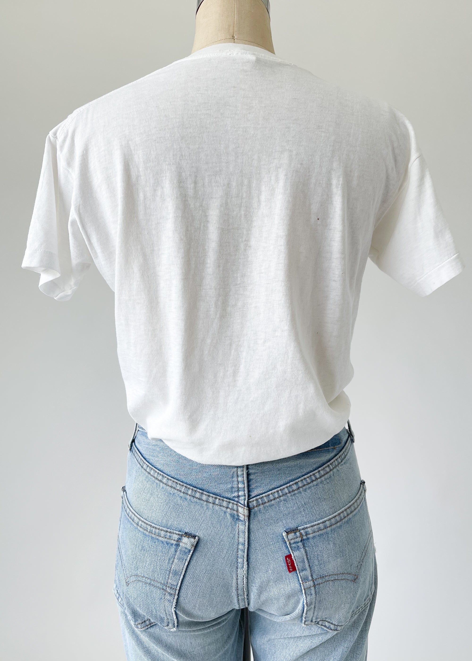 Vintage 1960s Plain White Favorite T-Shirt