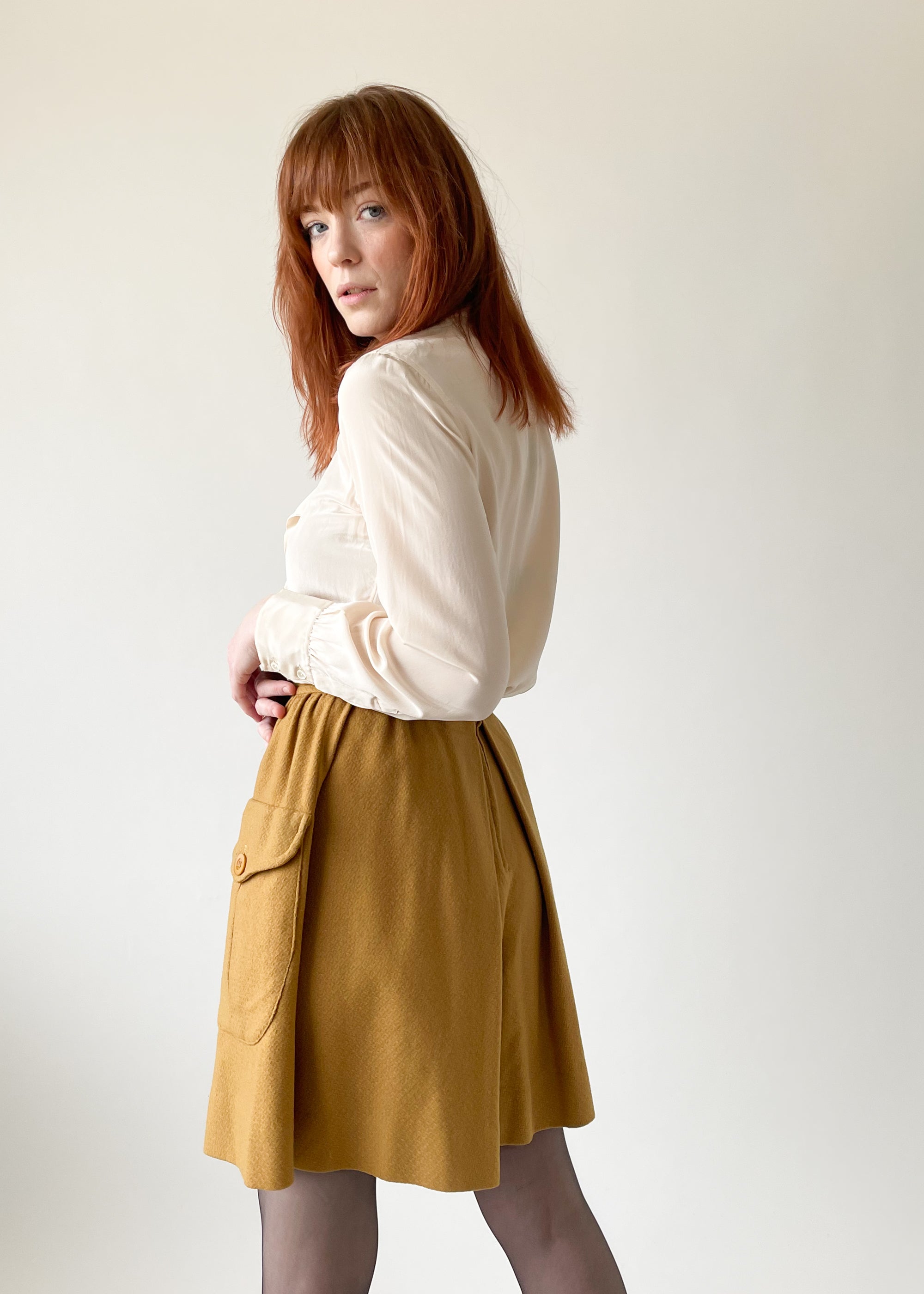 Vintage 1960s Wool Shorts