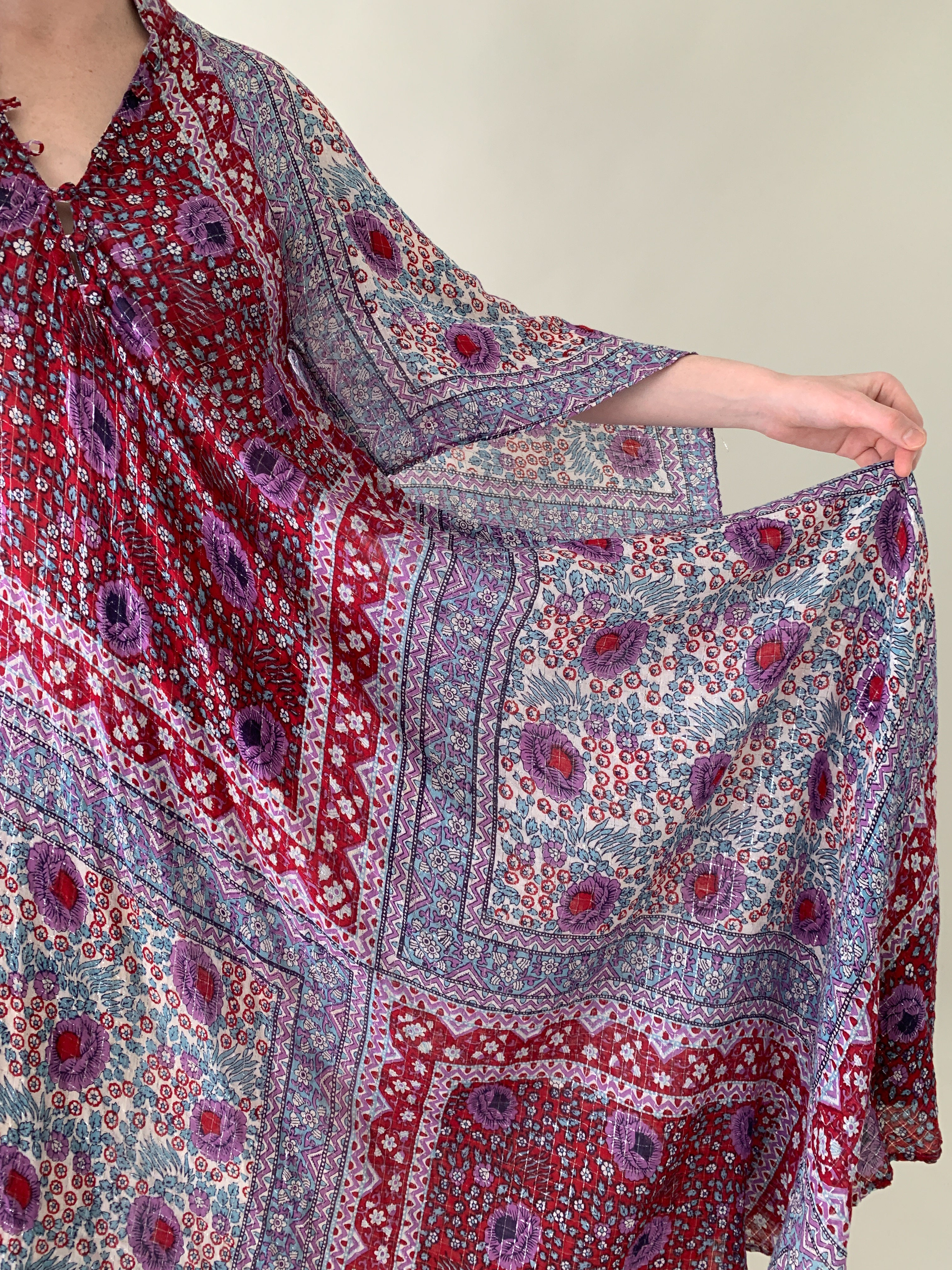 Vintage 1970s Adini Sultana Cotton Caftan