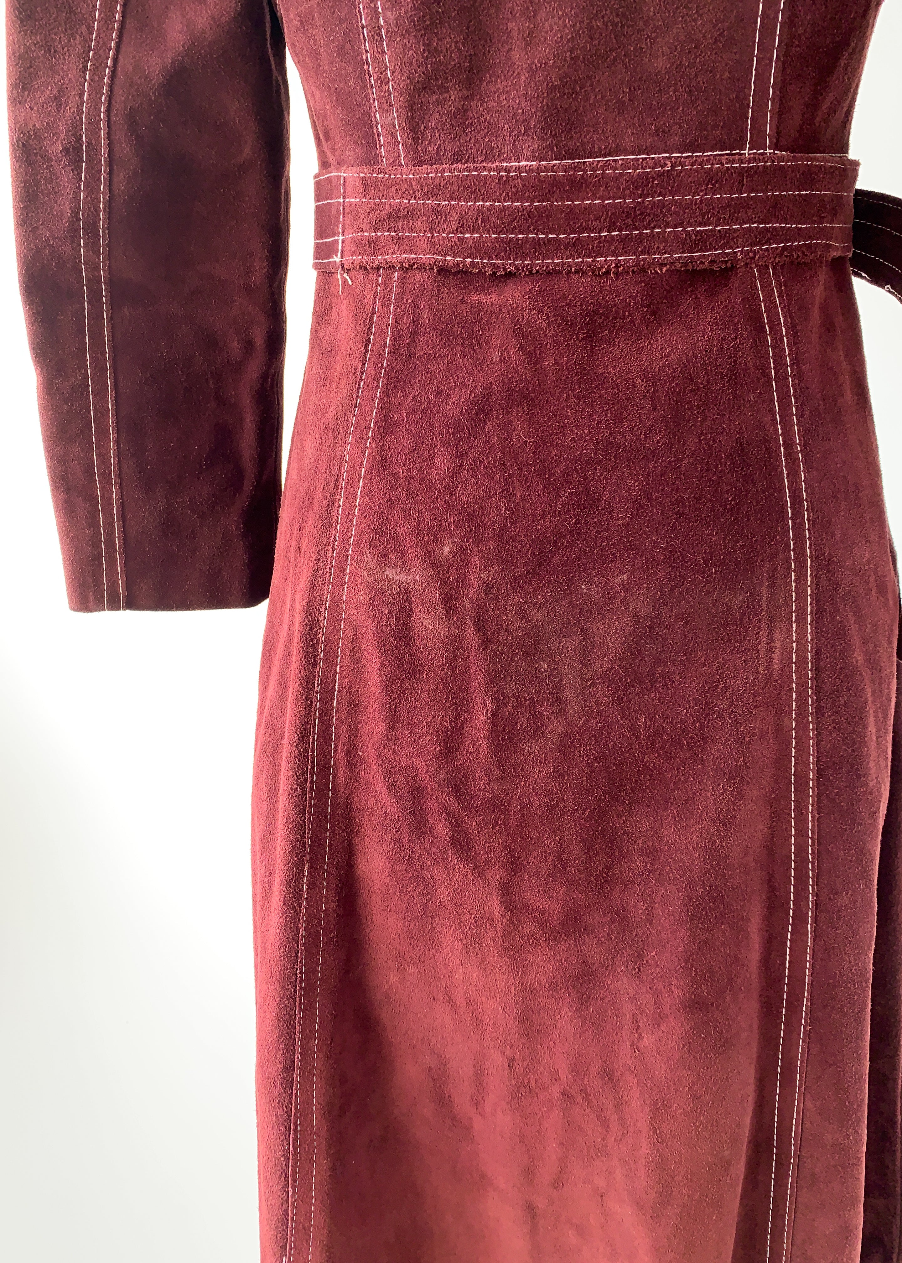 Vintage 1960s Biba Suede Coat