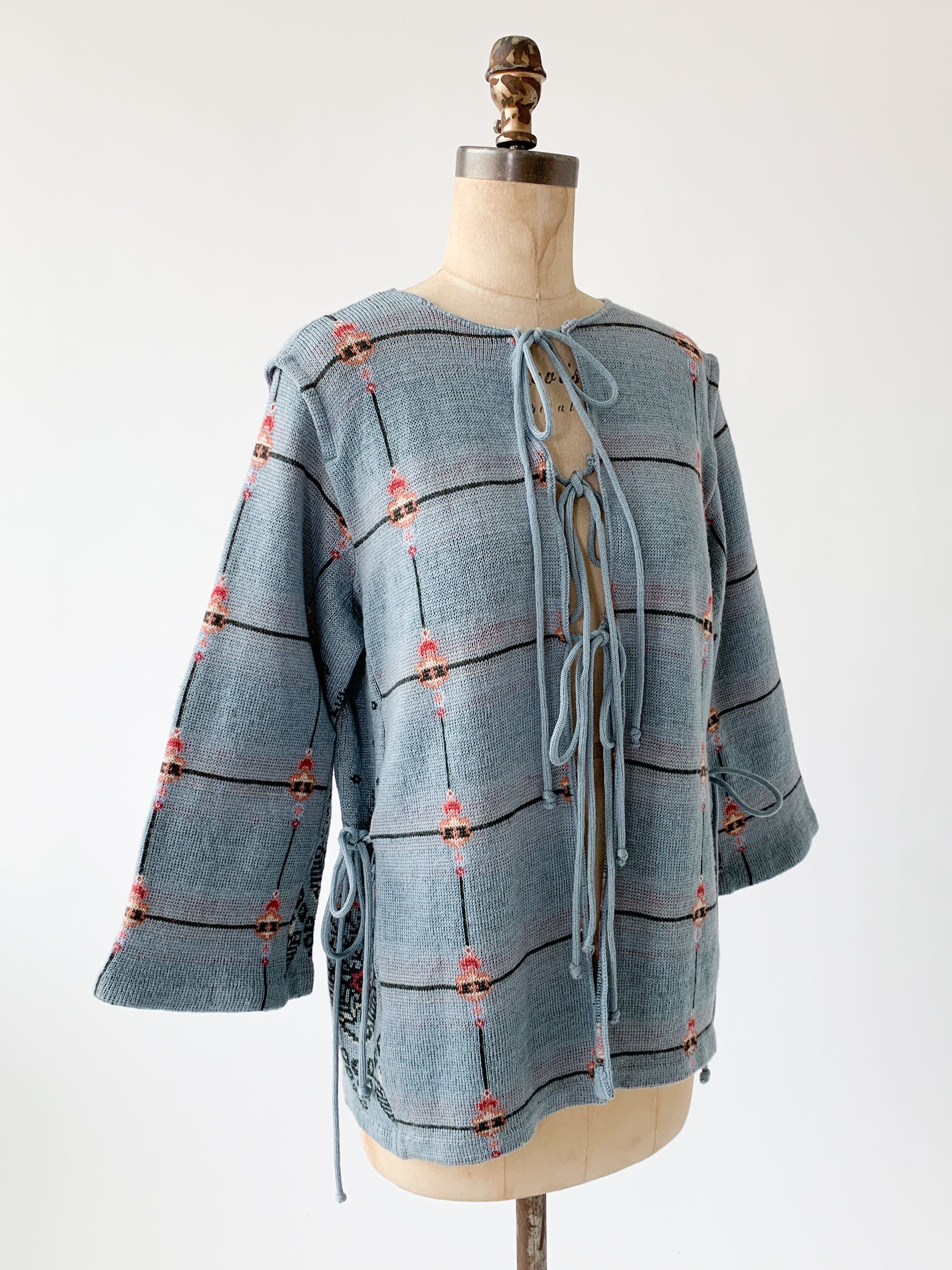 Vintage 1970s Bill Gibb Knit Cardigan