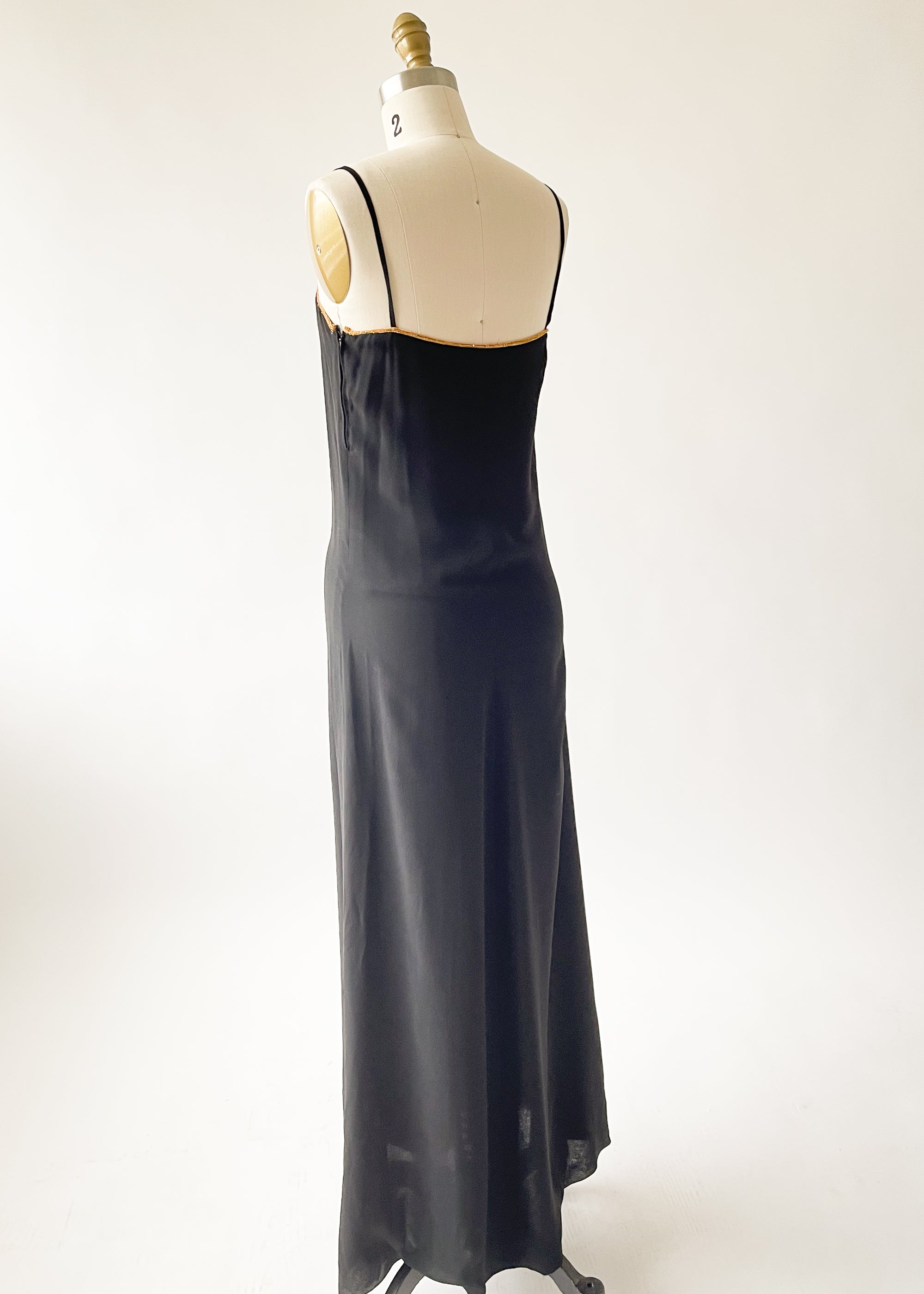 Vintage 1970s Lagerfeld Chloe Silk Dress and Overcoat