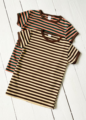 Vintage 1970s Striped Tee Shirt