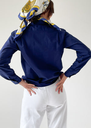 Vintage 1960s White US Navy Sailor Pants