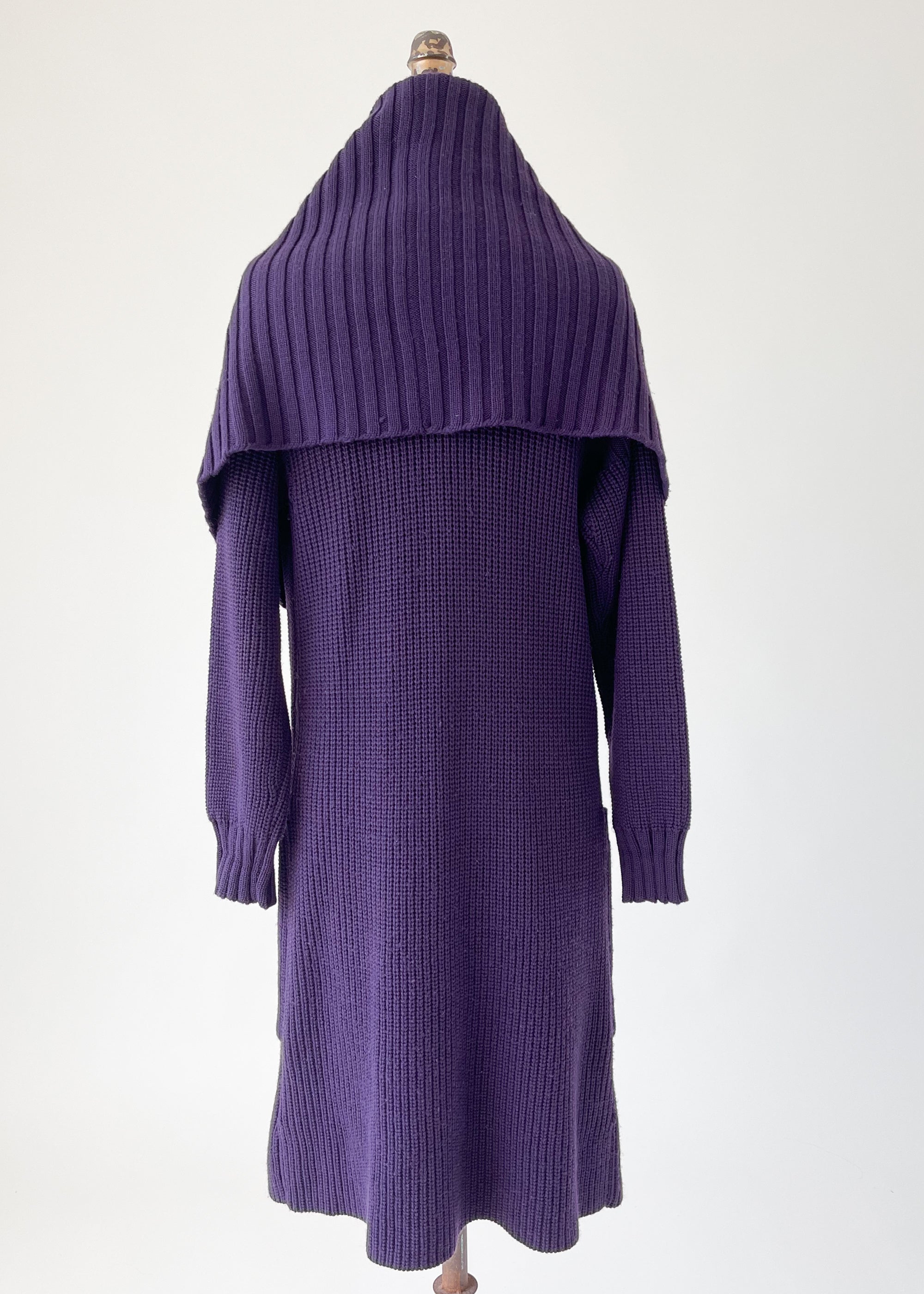 Vintage 1970s YSL Duffle Style Cardigan