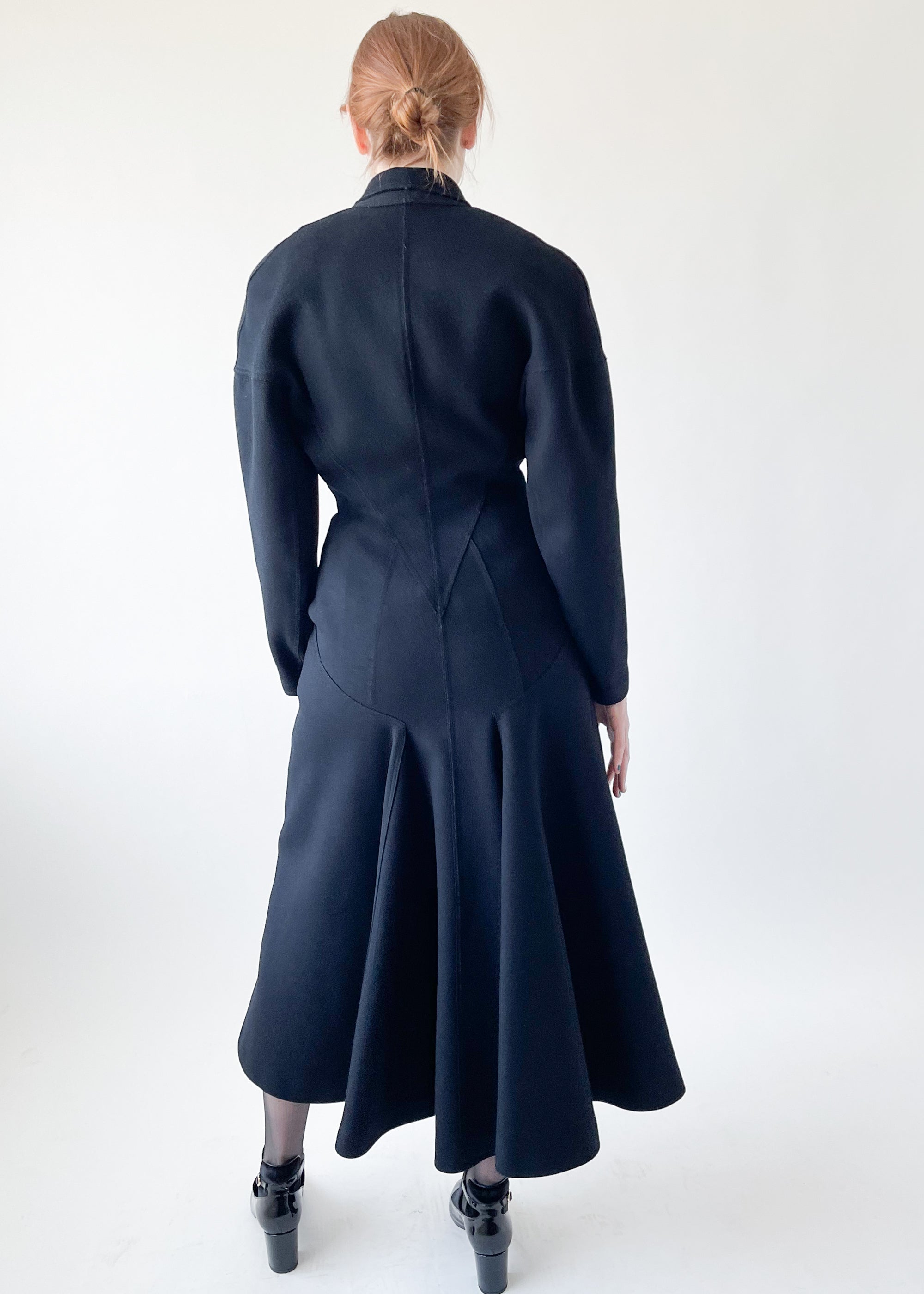 Vintage 1986 Alaia Sculptural Winter Coat