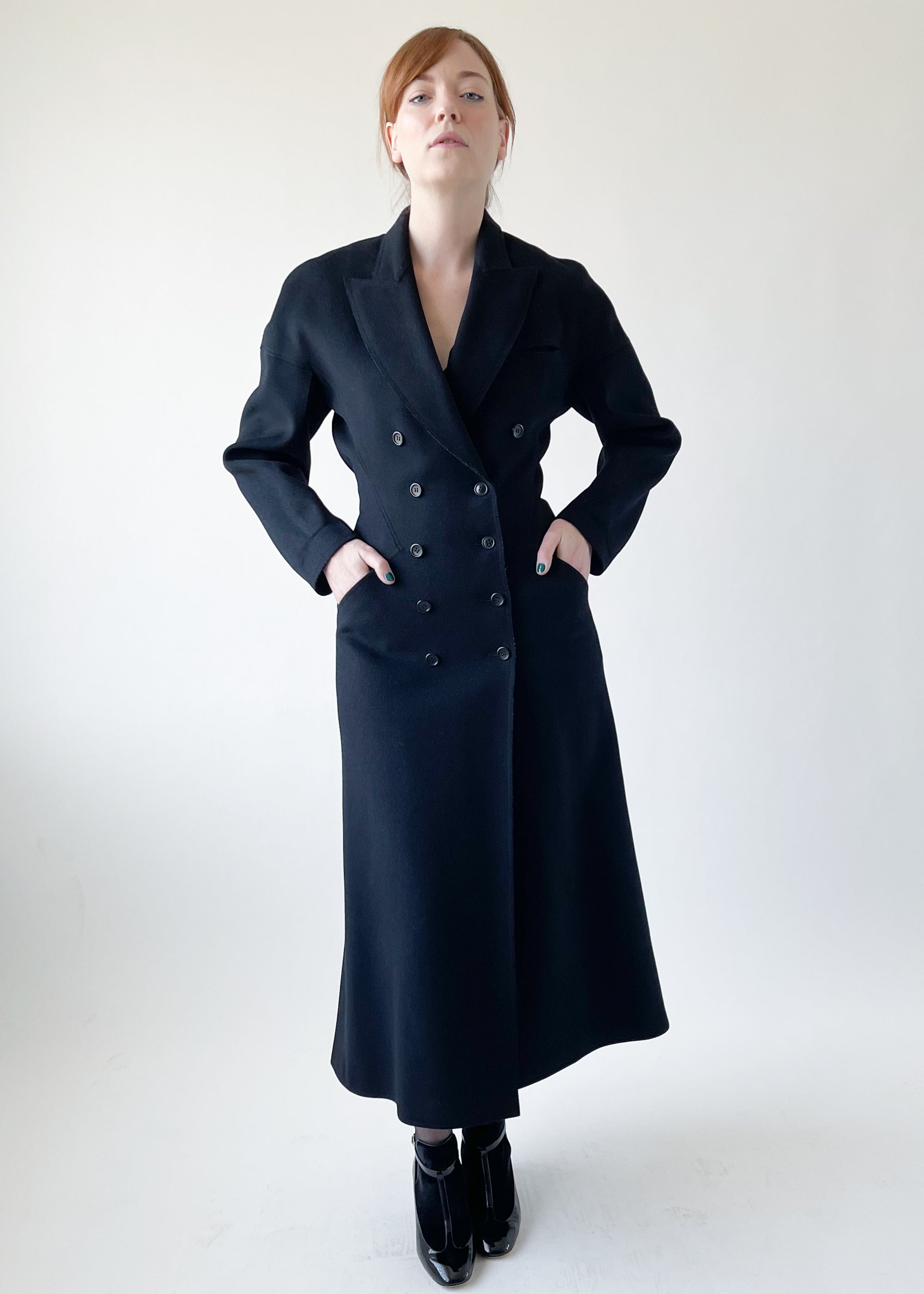 Vintage 1986 Alaia Sculptural Winter Coat