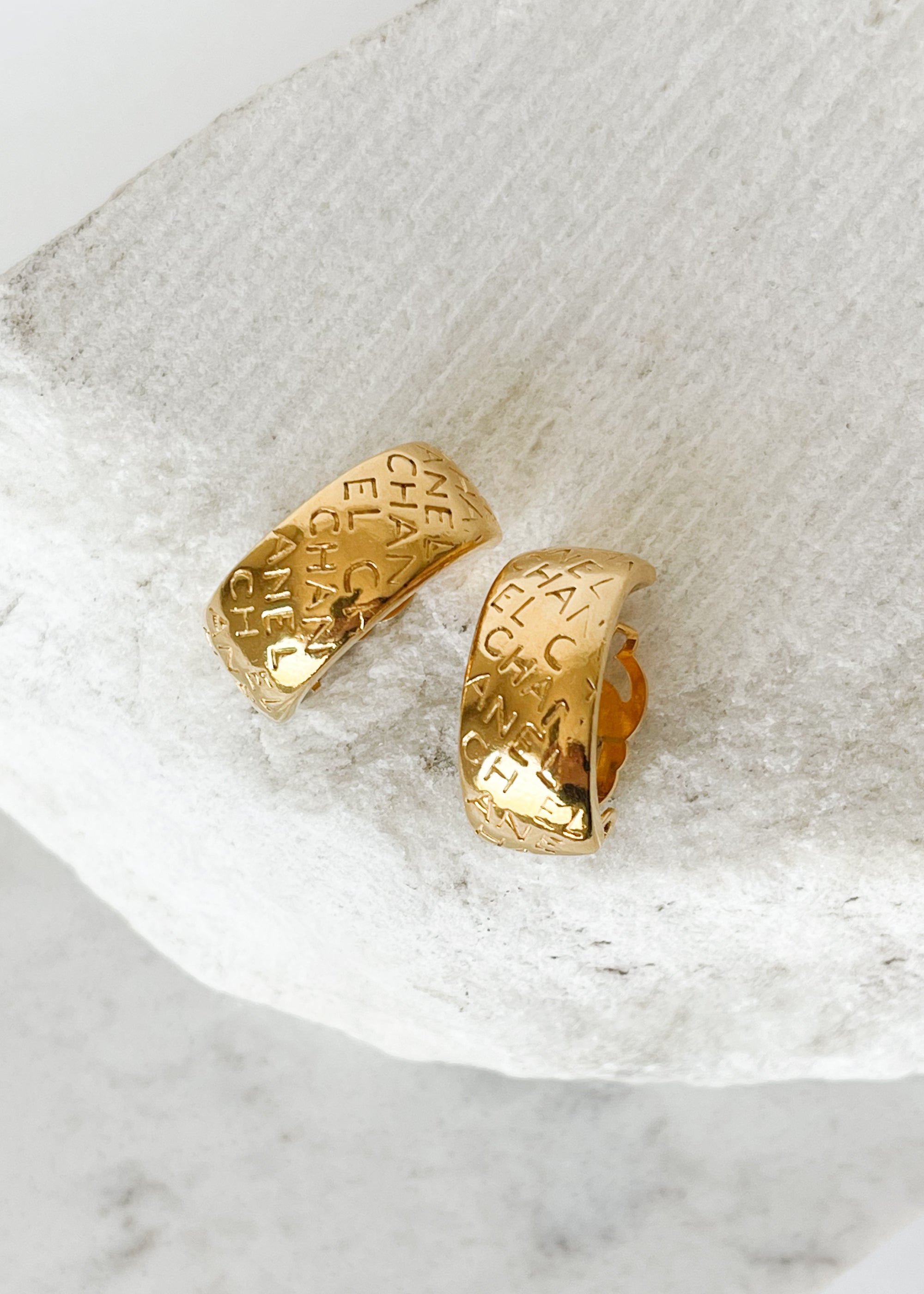 Vintage 1980s Chanel Convertible Doorknocker Earrings
