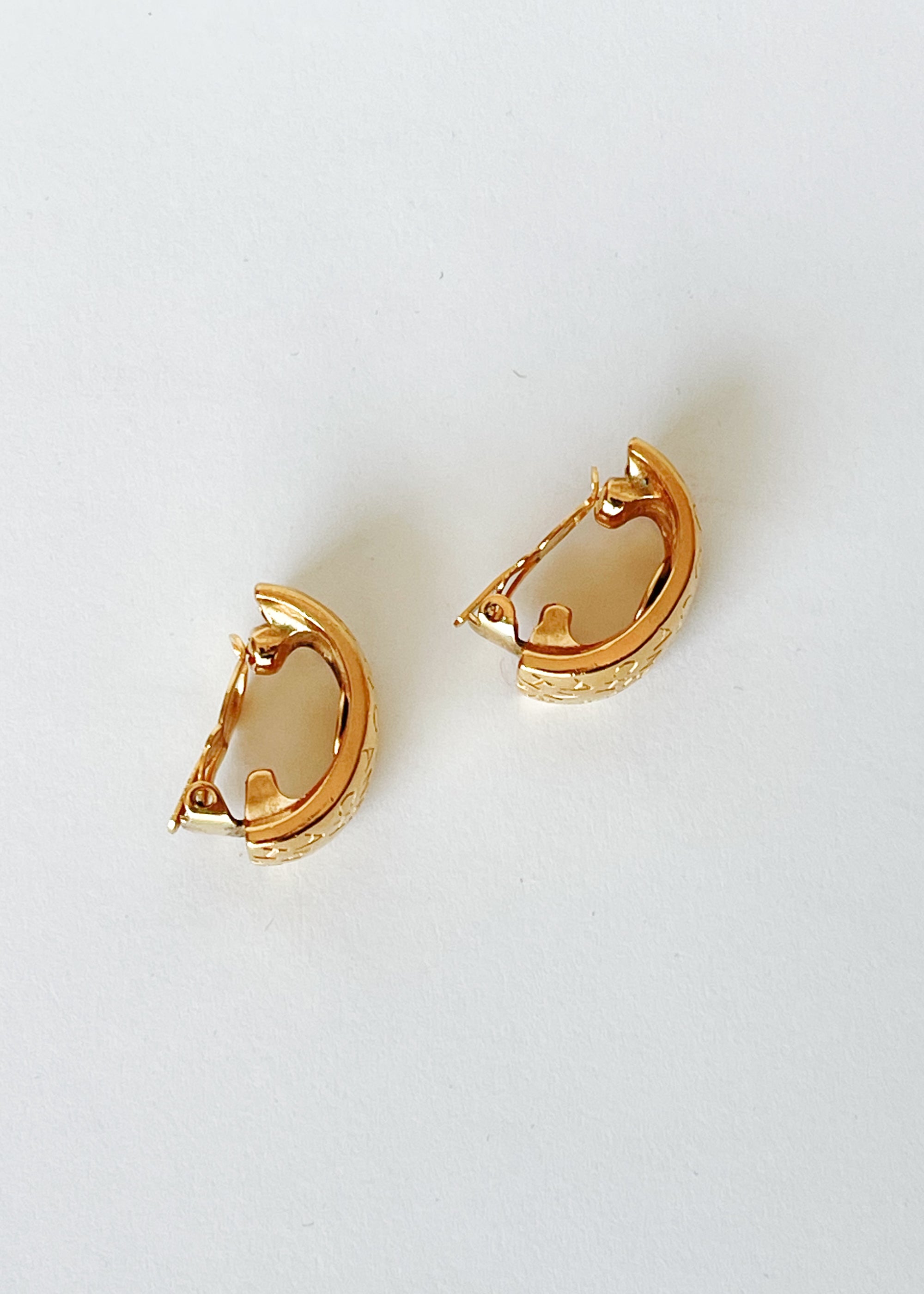 Vintage 1980s Chanel Convertible Doorknocker Earrings