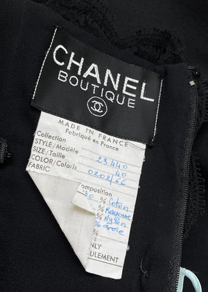 Vintage 1988 Chanel Strapless Dress