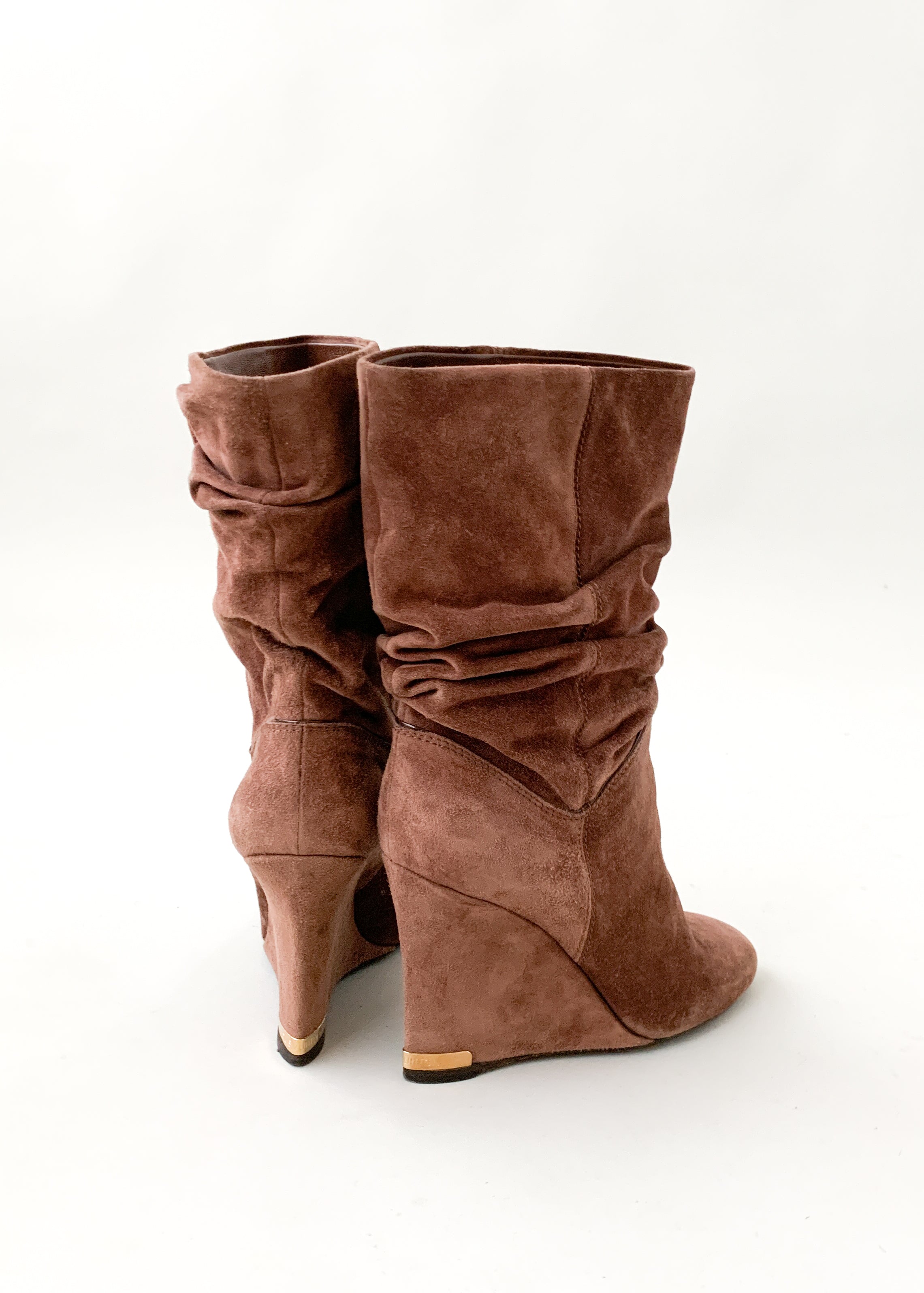 Vintage Louis Vuitton Suede Boots