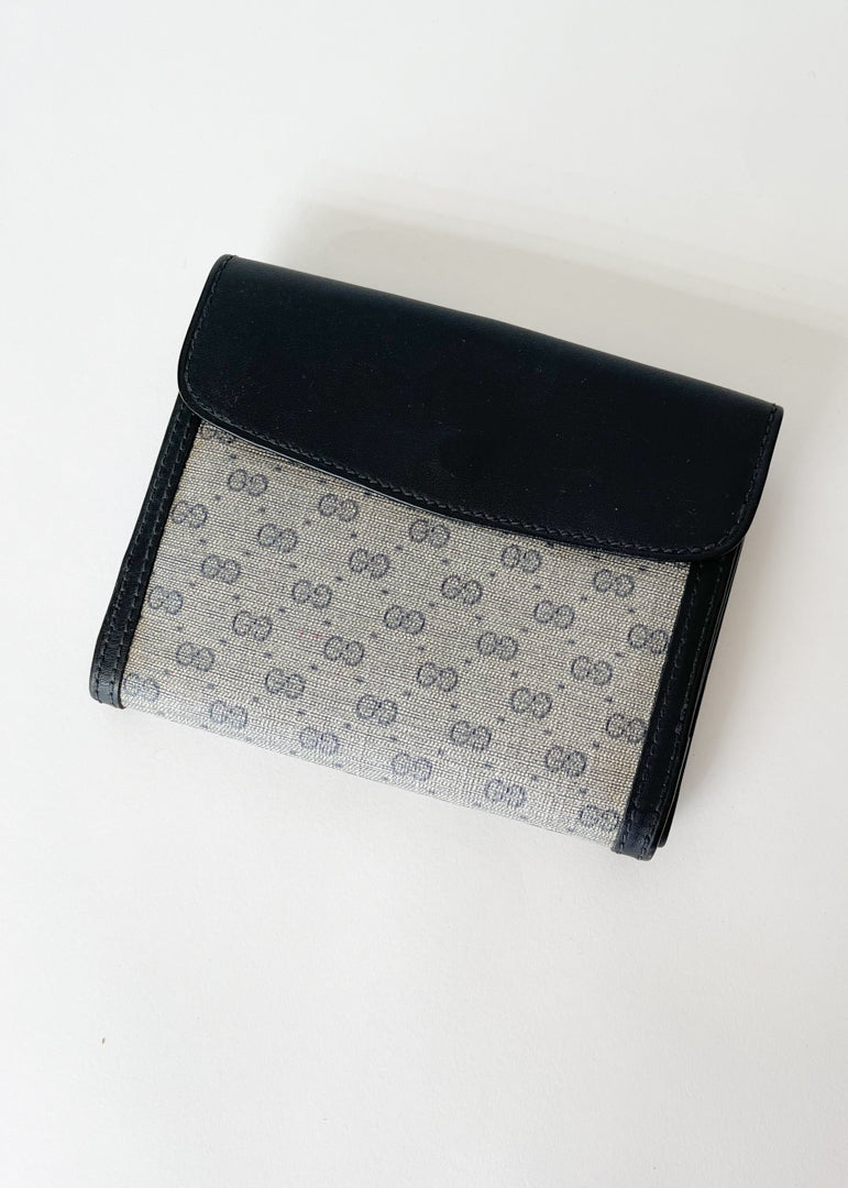 Vintage 1980s Gucci Logo Wallet