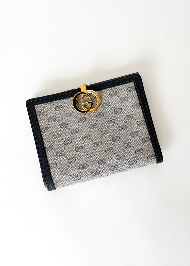 Vintage 1980s Gucci Logo Wallet