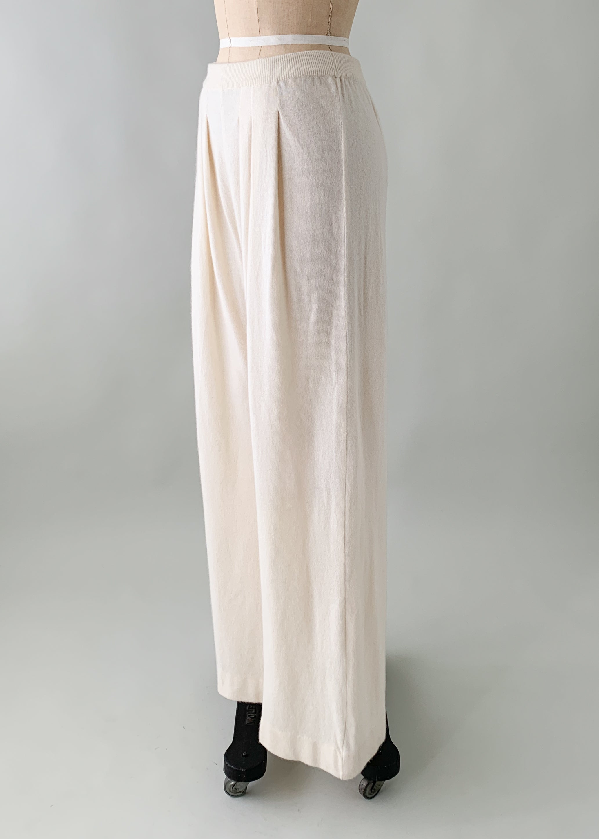 Vintage 1980s Oscar de la Renta Cashmere Sweater Pants