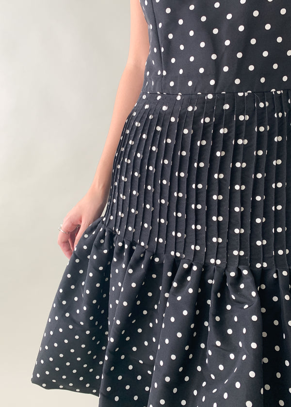 Vintage Valentino Polka Dot Dress Raleigh Vintage
