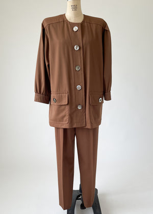 Vintage 1980s Yves Saint Laurent Pant Suit