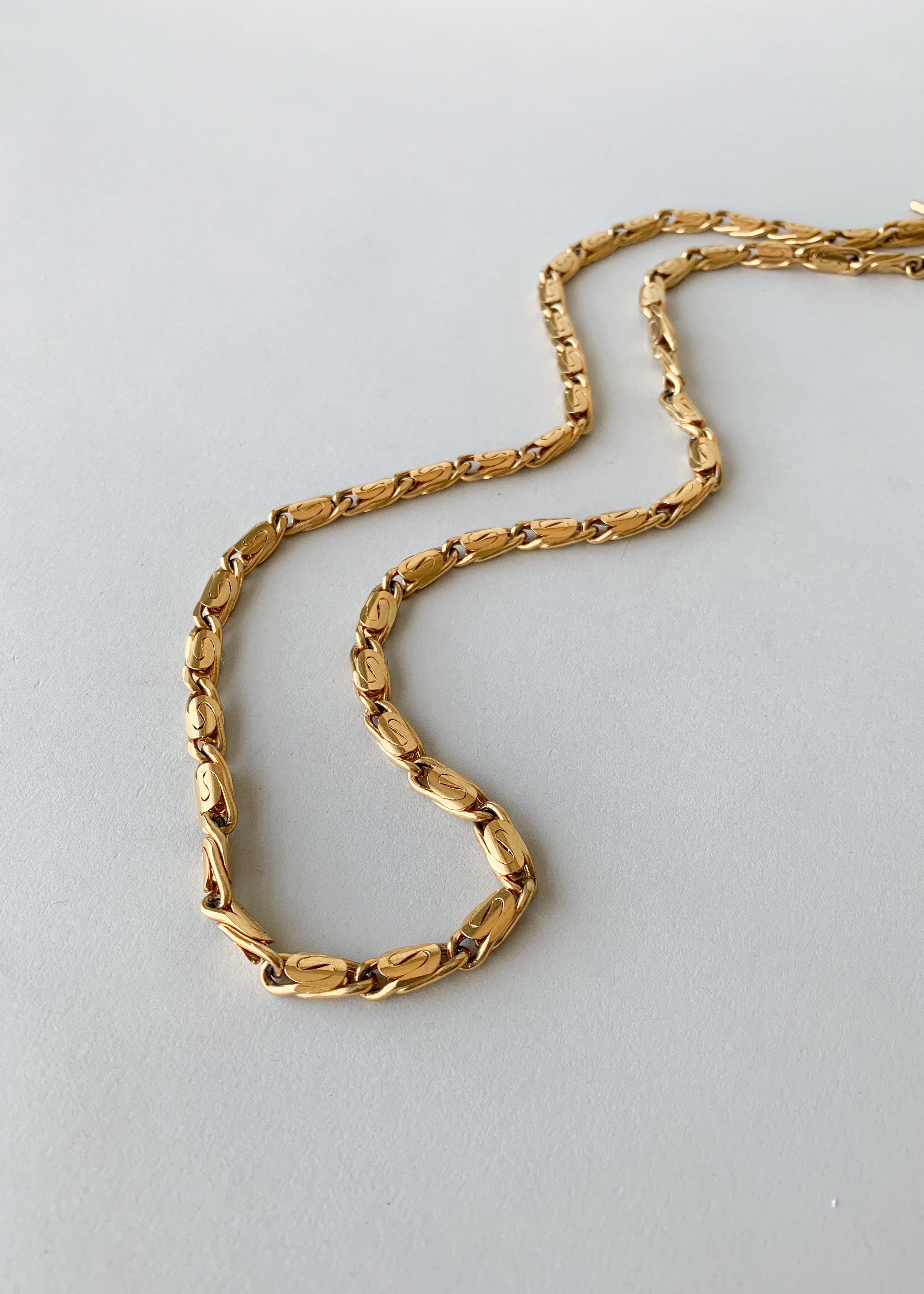 Vintage Ann Klein Gold Toggle Chain