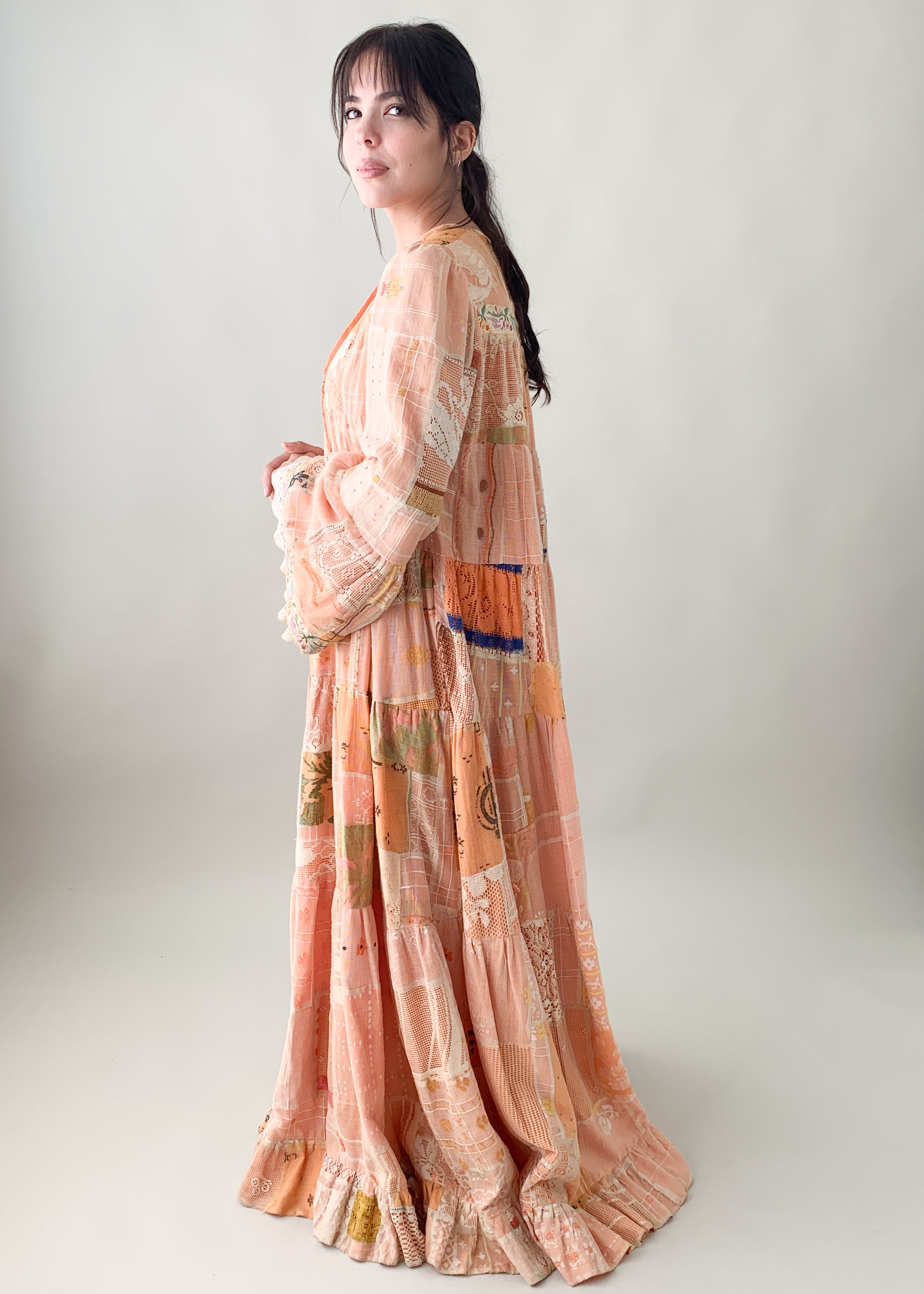 Vintage 1970s Catherine Buckley Caftan Dress