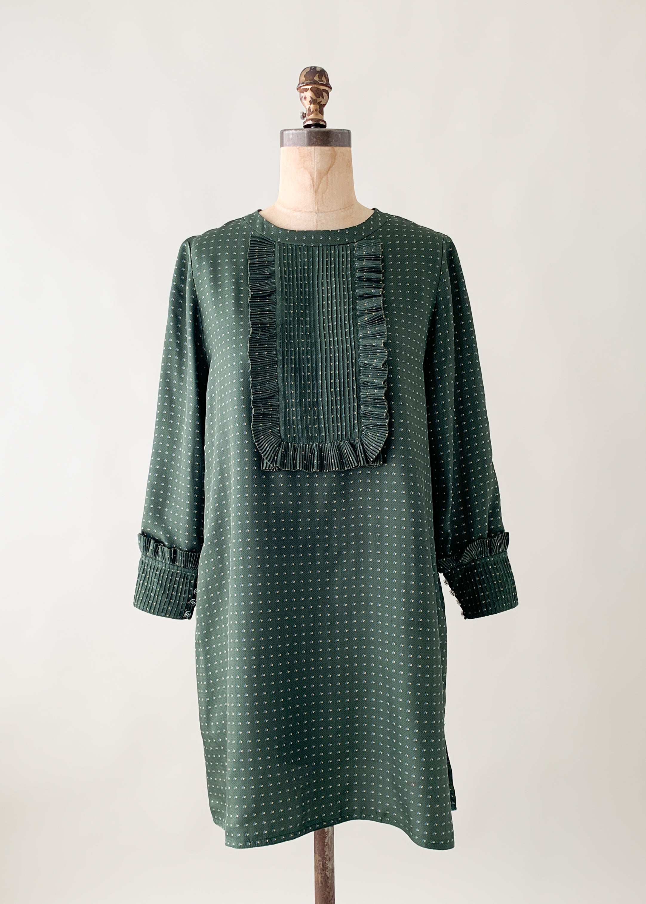 Vintage 1970s Chloe Silk Mini Dress
