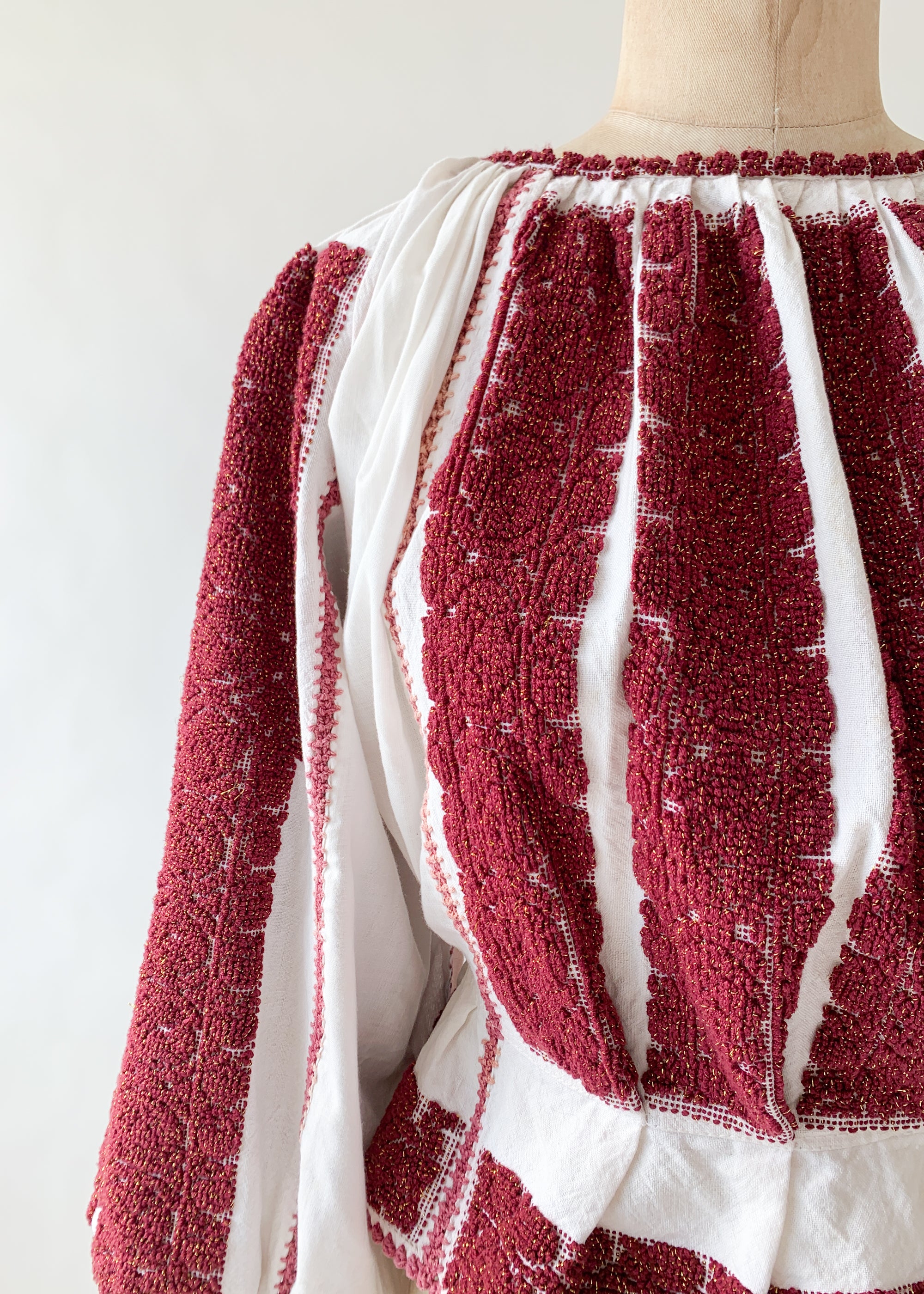 Vintage Eastern European Embroidered Top