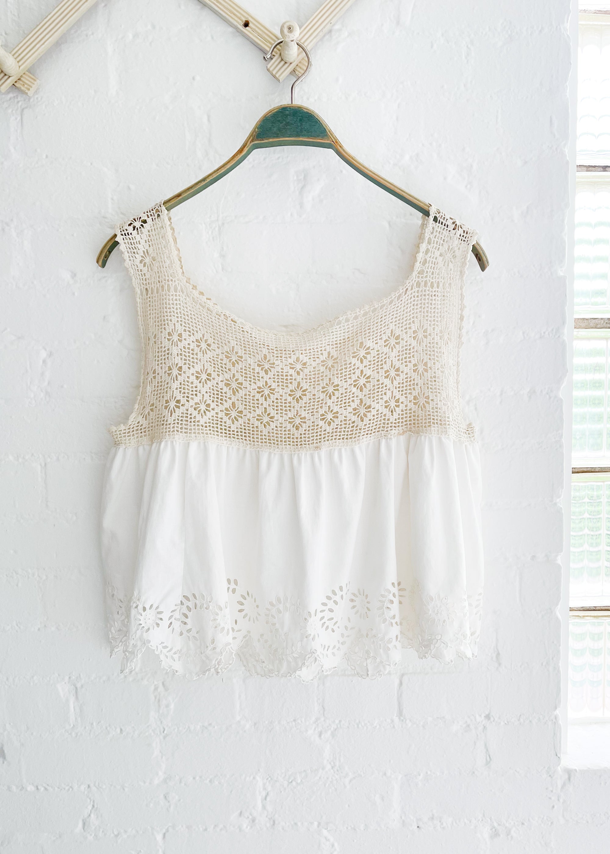 Remade Antique Edwardian Top